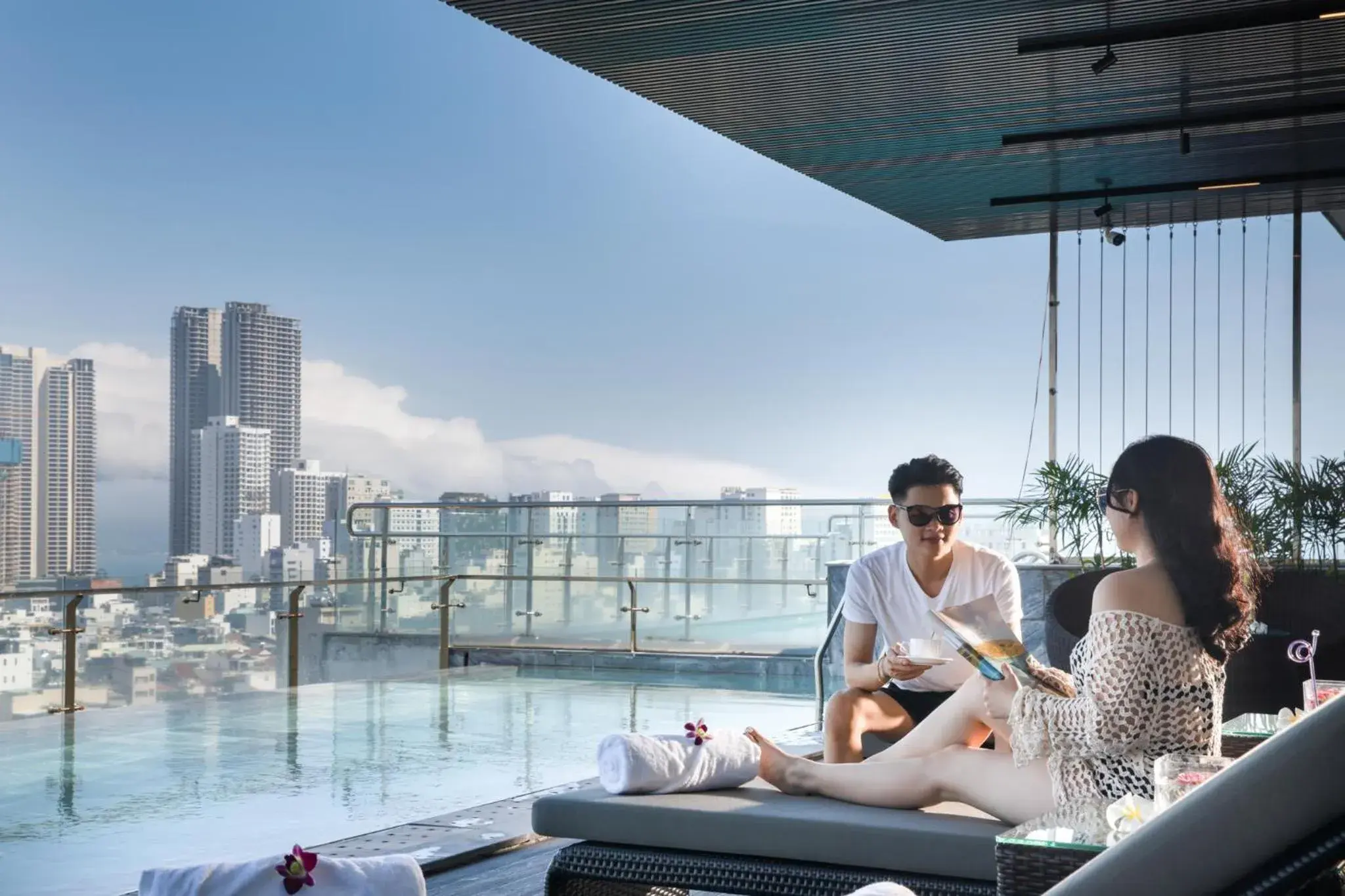 Swimming pool in San Marino Boutique Danang - 10 mins to Dragon Bridge & 15 mins to My Khe Beach Swimming pool in San Marino Boutique Danang - 10 mins to Dragon Bridge & 15 mins to My Khe Beach