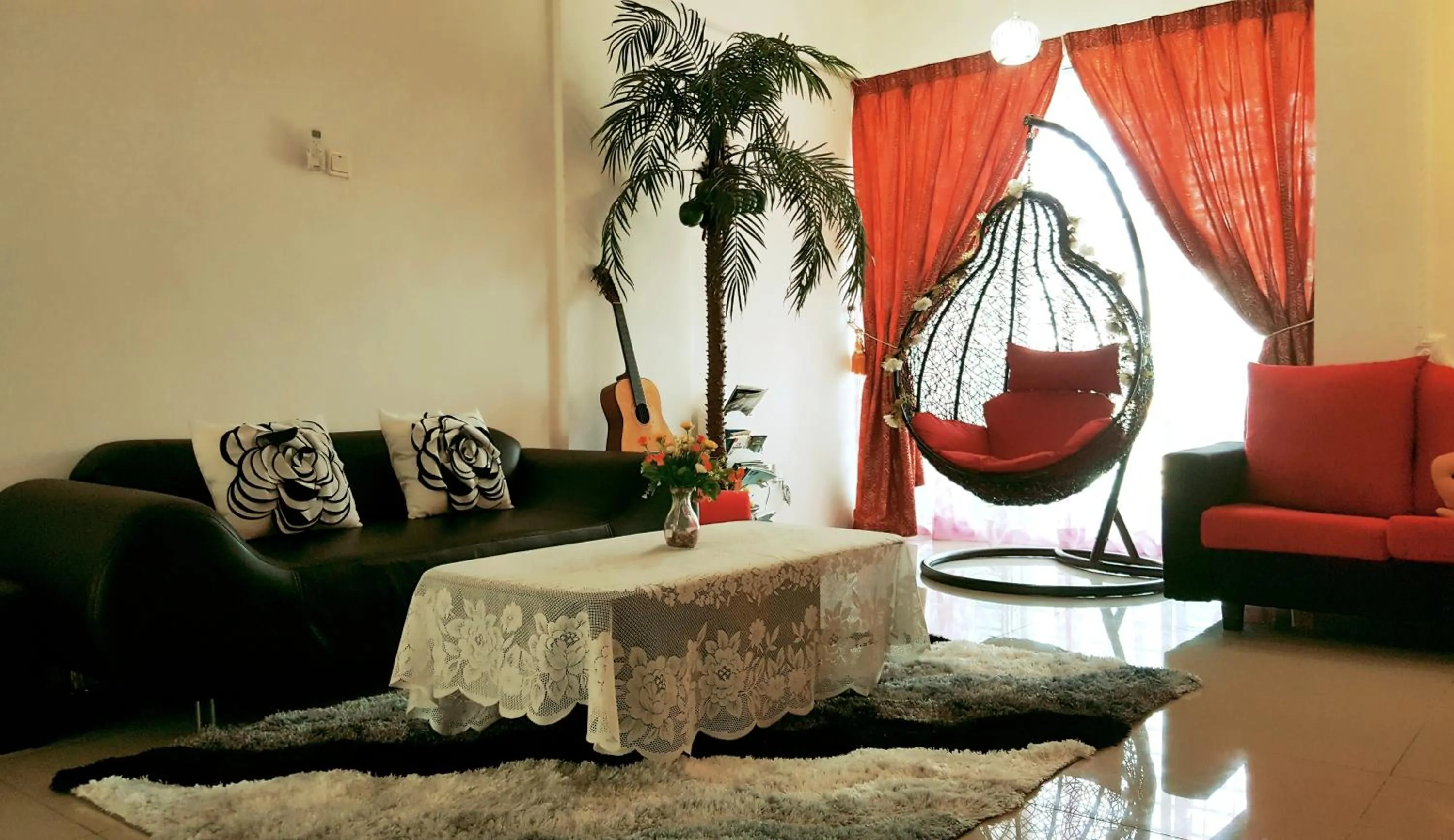 Living room in Mahkota Cheras Sweet Condo 1-14 pax near MRT to KL