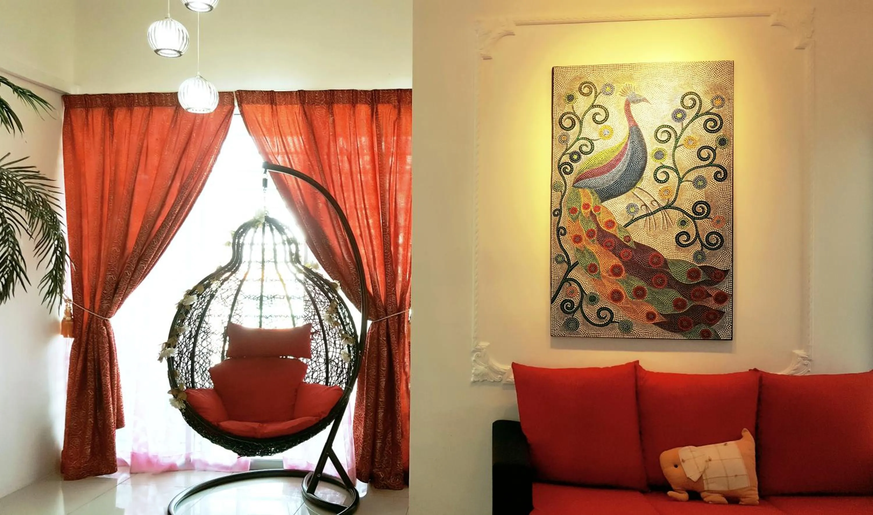 Living room in Mahkota Cheras Sweet Condo 1-14 pax near MRT to KL