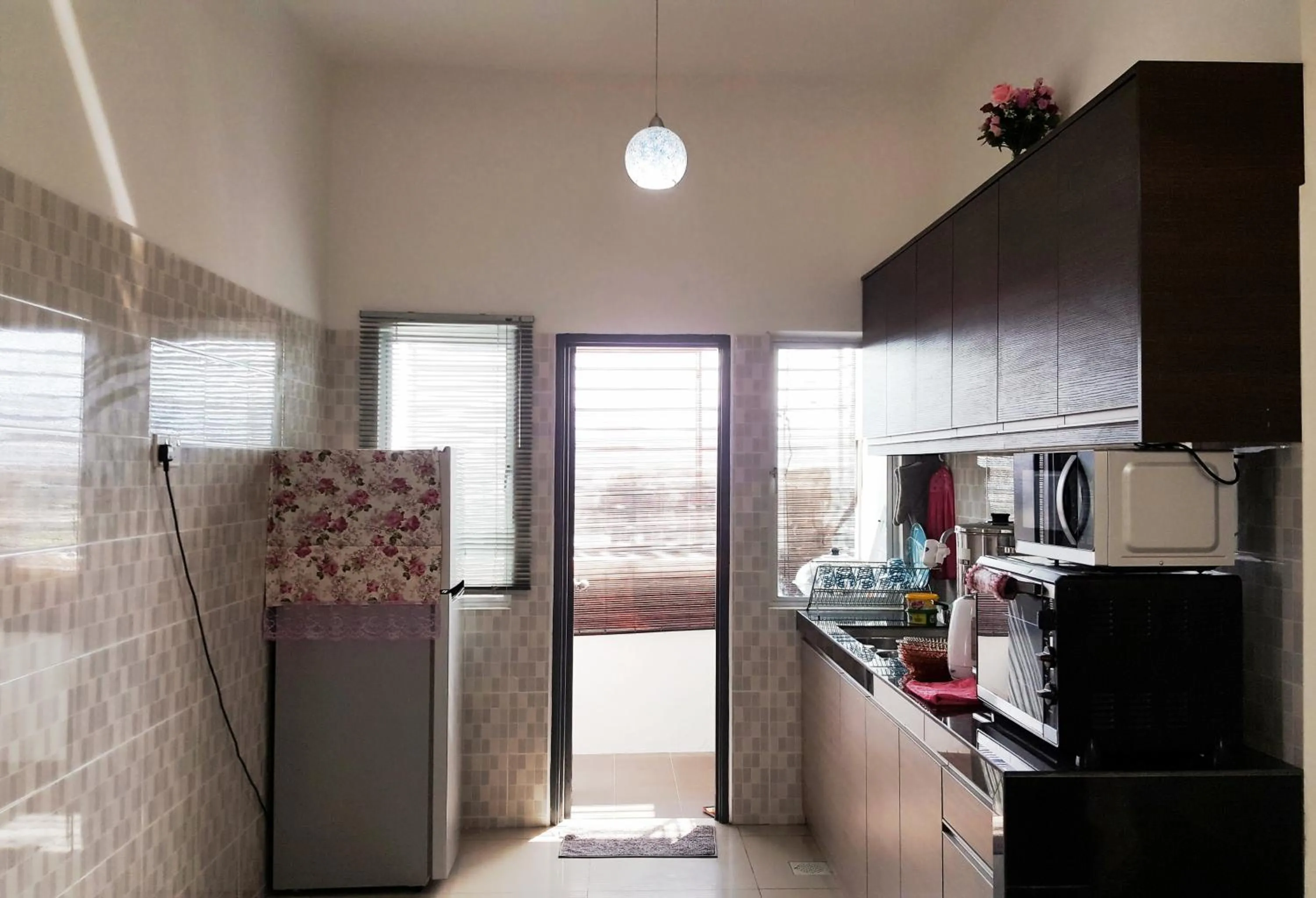 Kitchen or kitchenette in Mahkota Cheras Sweet Condo 1-14 pax near MRT to KL