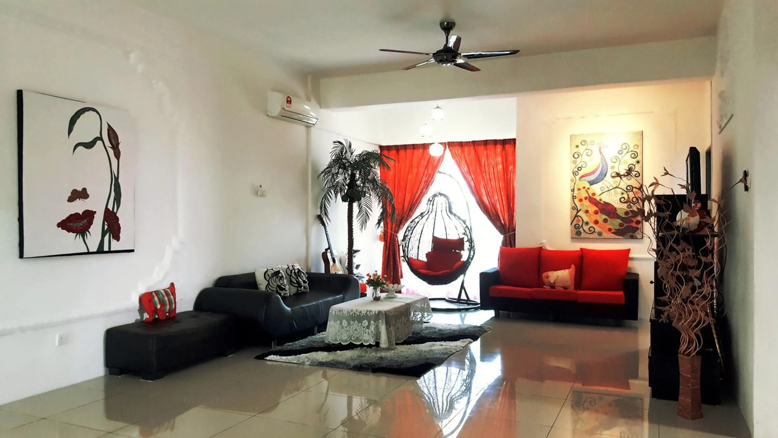 Living room in Mahkota Cheras Sweet Condo 1-14 pax near MRT to KL
