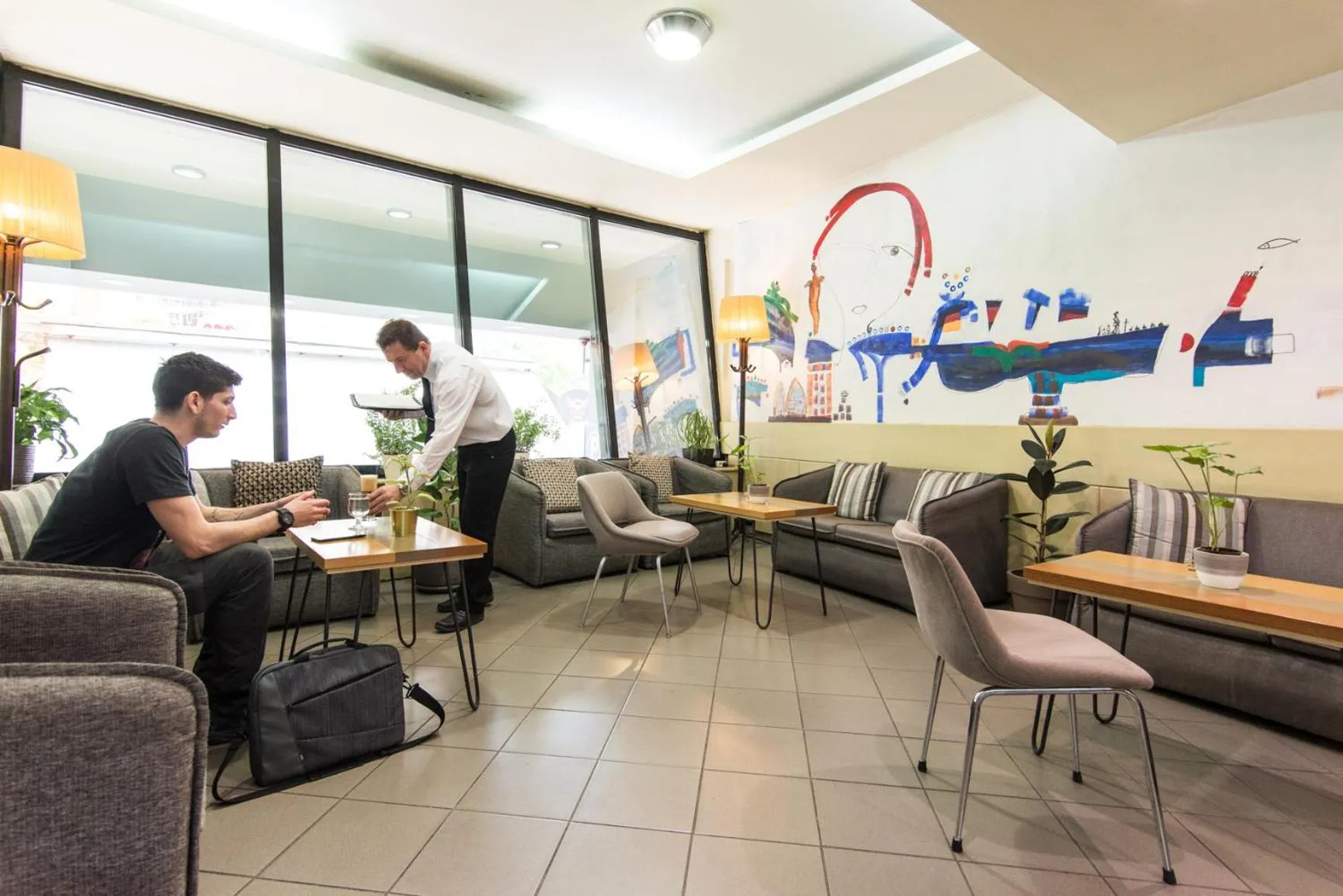 Lobby or reception in Hotel Metropol