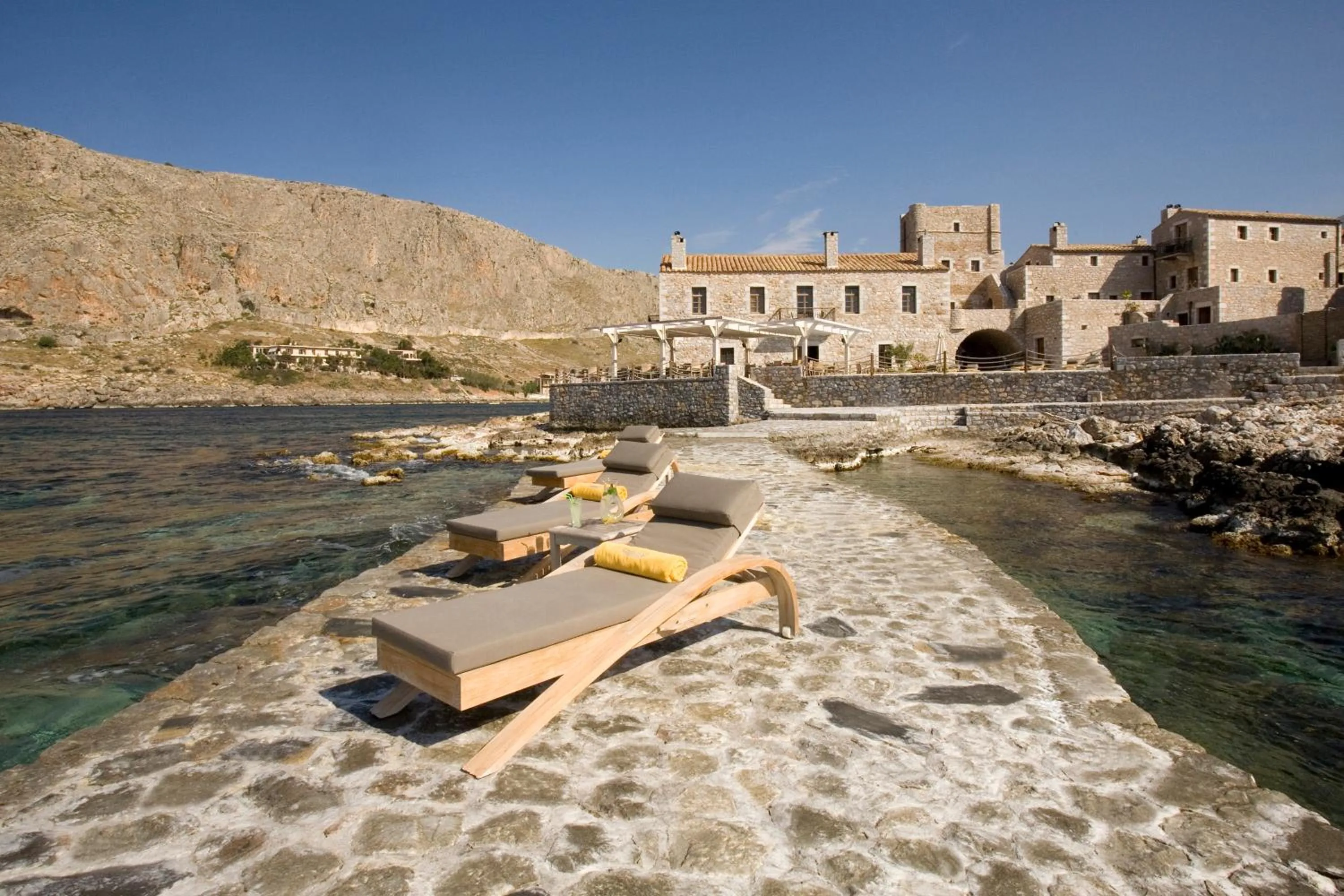 Decorative detail in Kyrimai Hotel