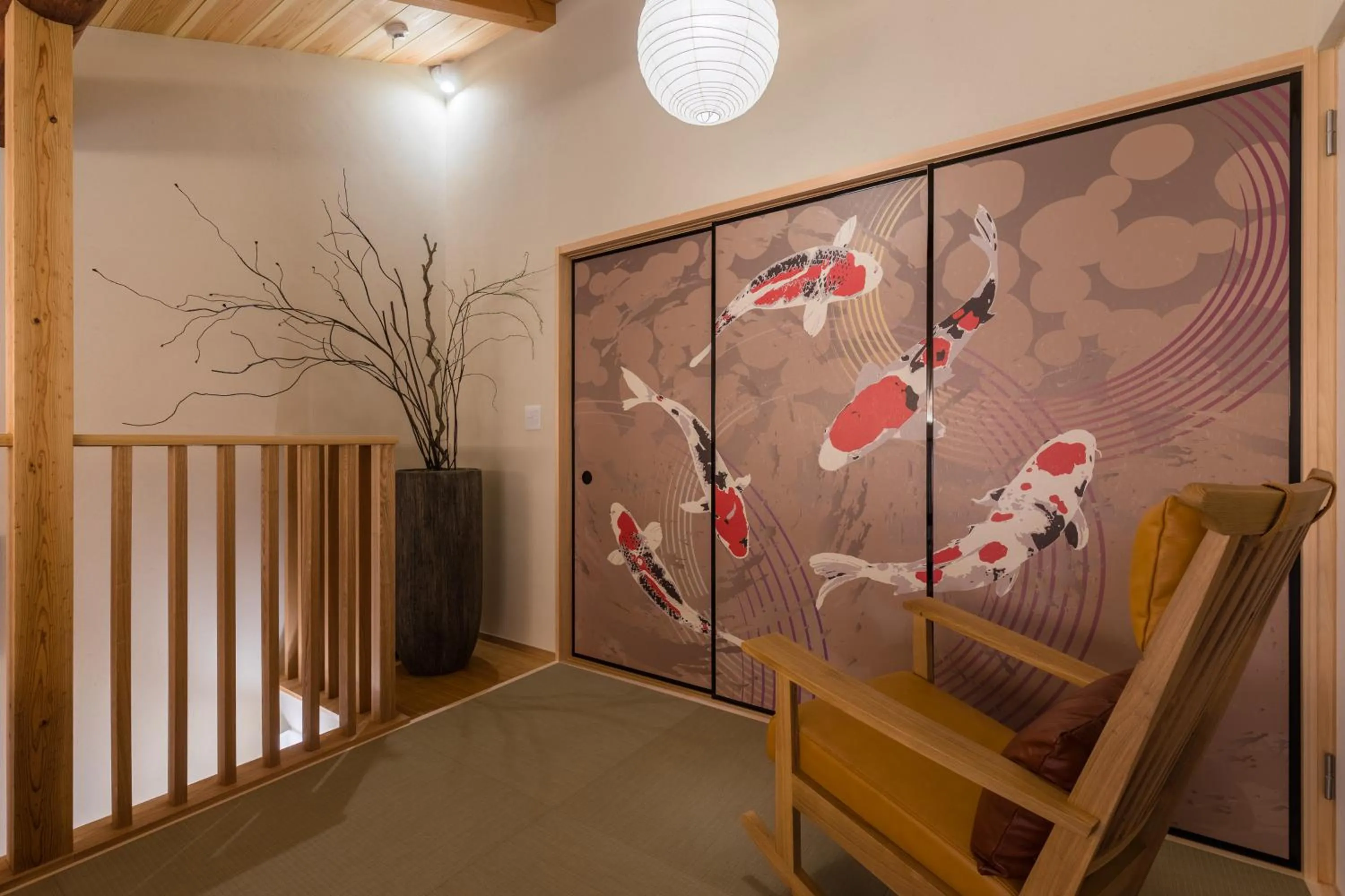 Seating area in Inari Ohan