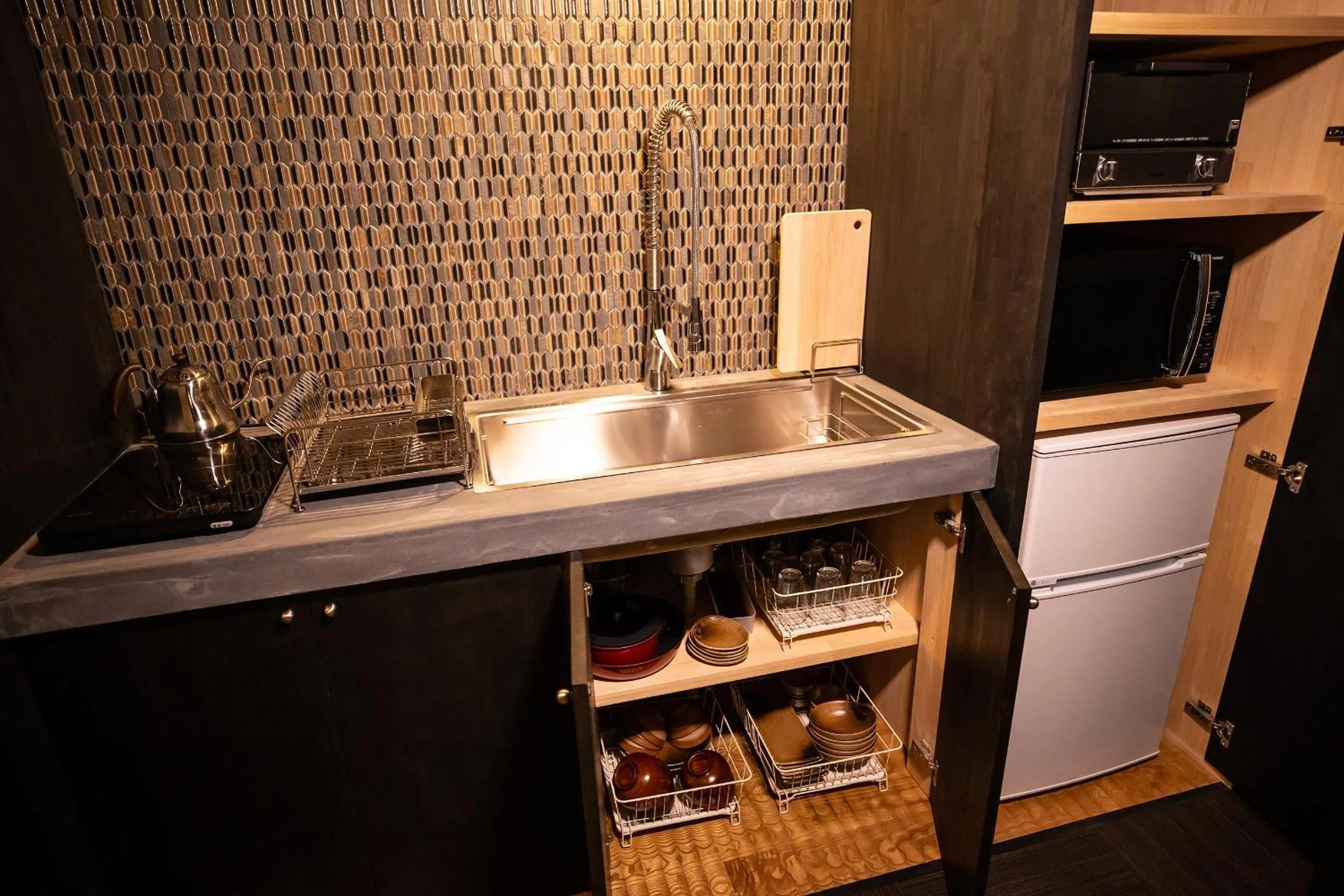 Kitchen or kitchenette in Inari Ohan