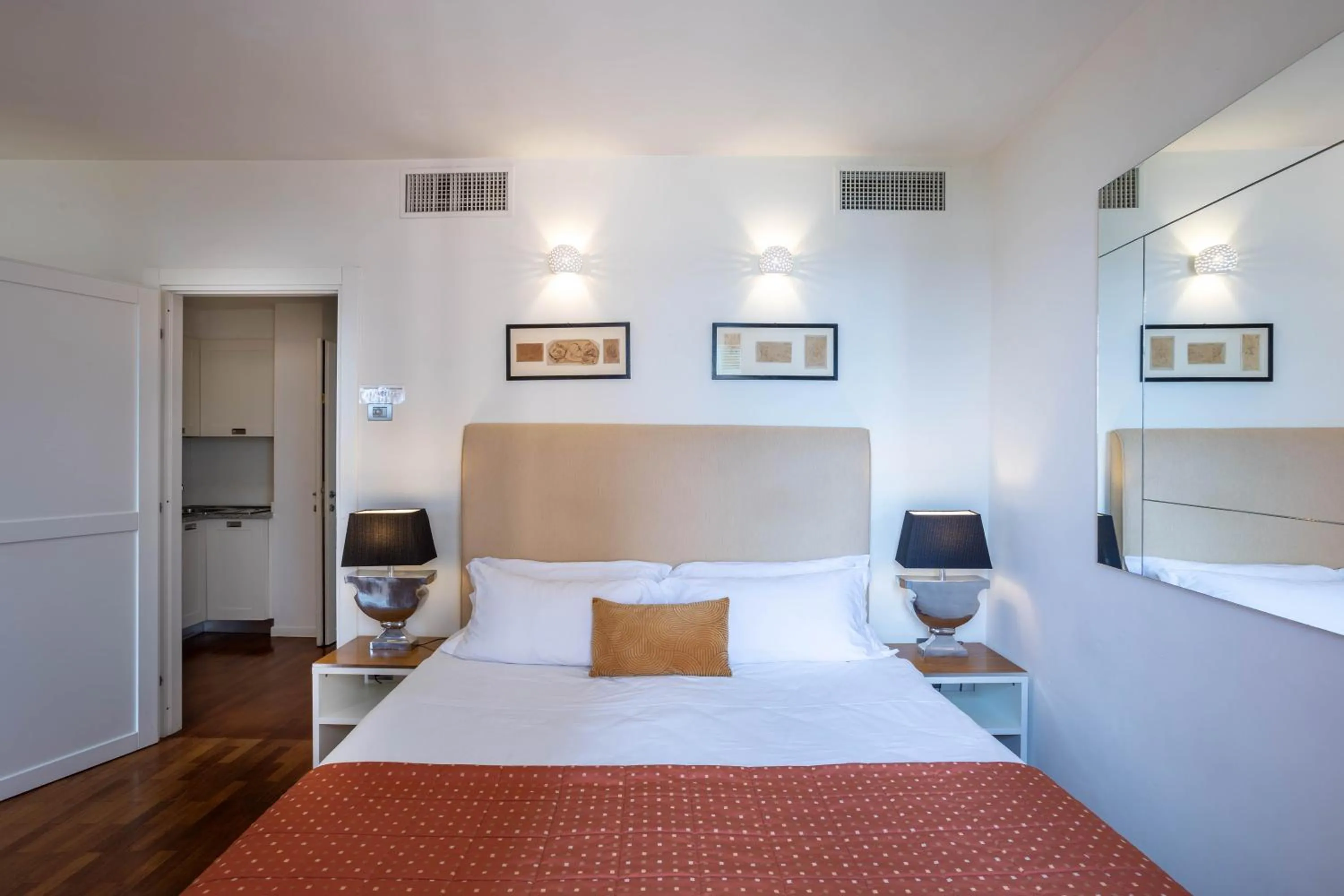 Bedroom, Bed in Resort Antico Verbano