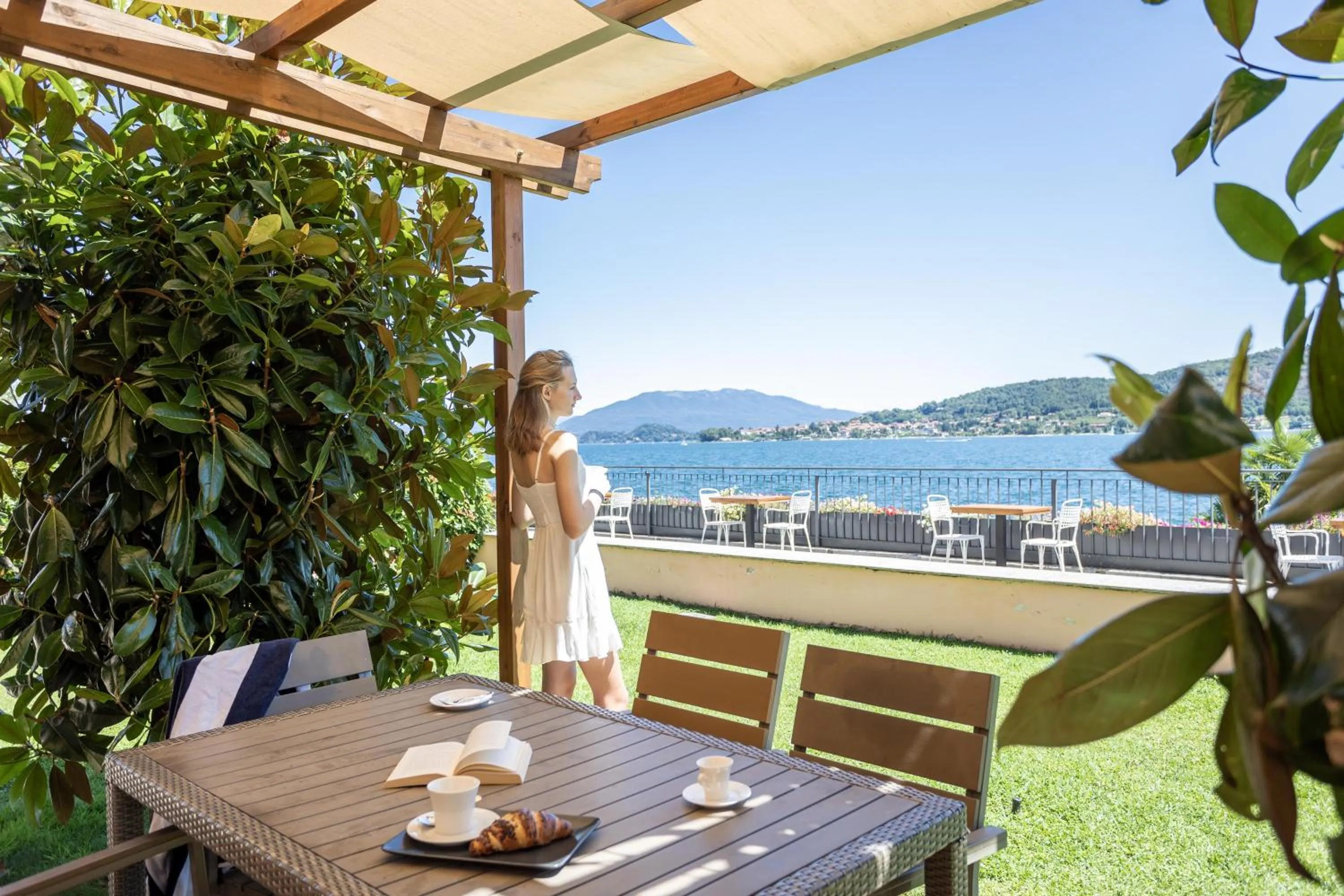 Patio in Resort Antico Verbano