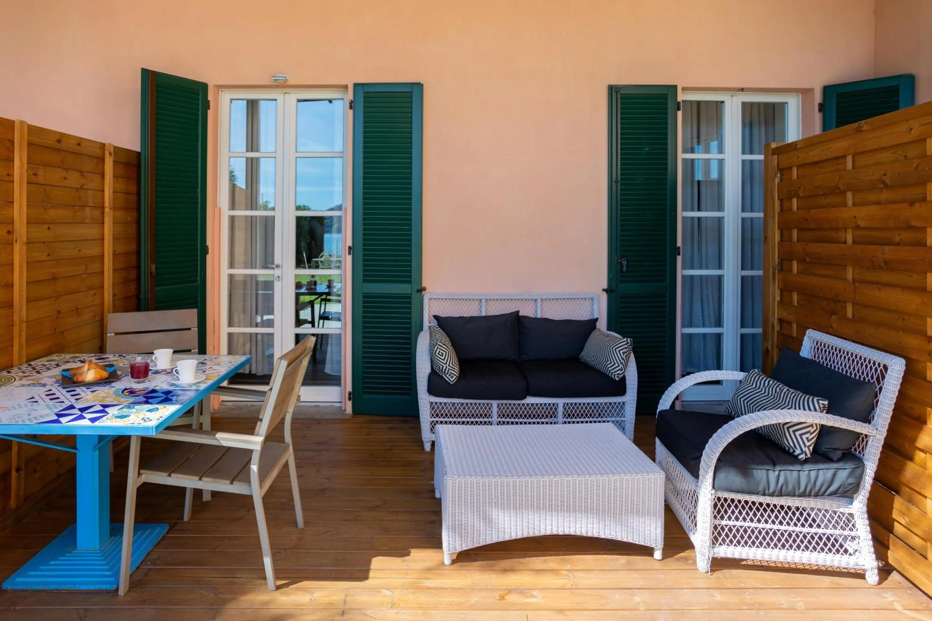 Patio in Resort Antico Verbano