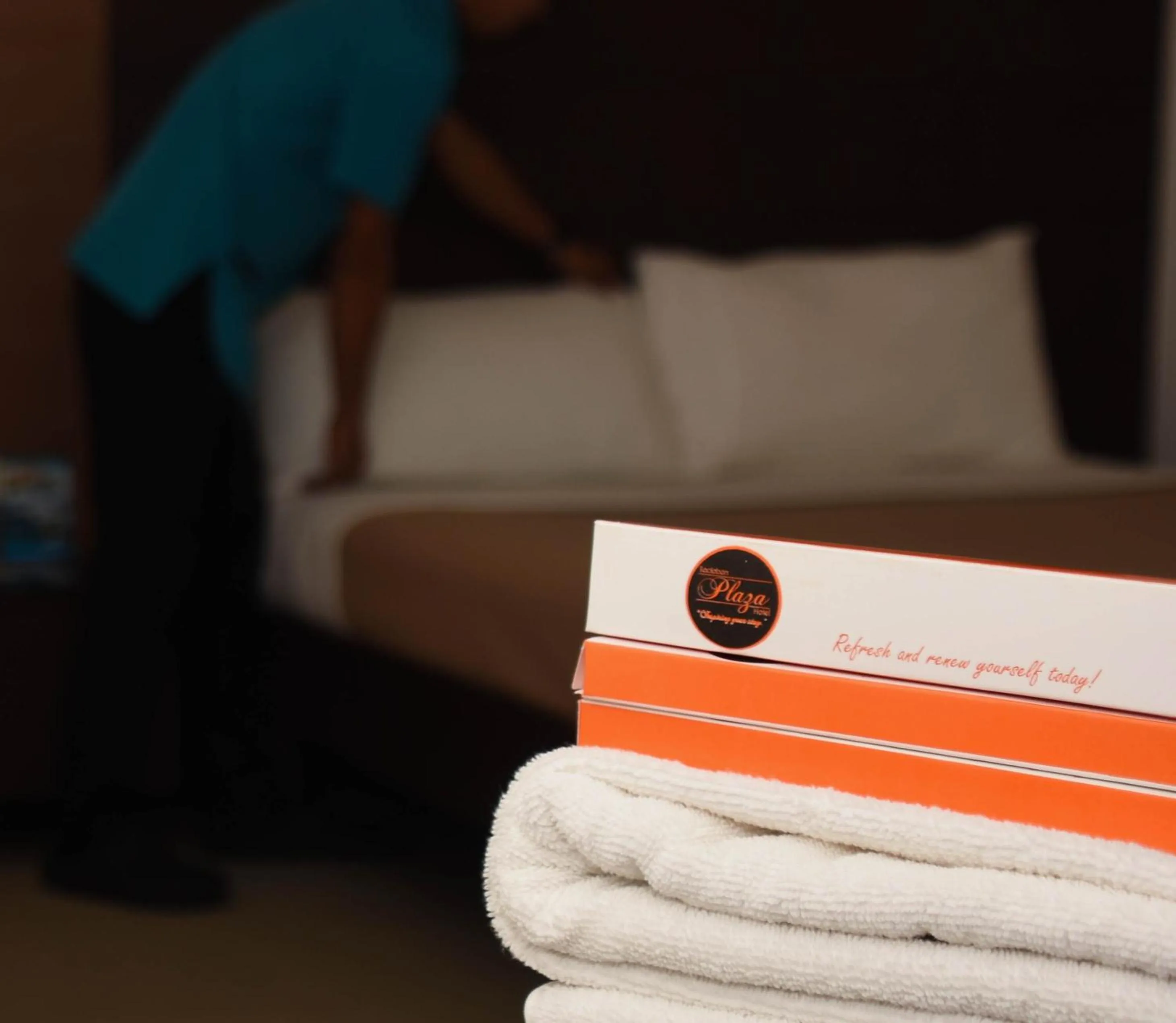 Bed in Tacloban Plaza Hotel