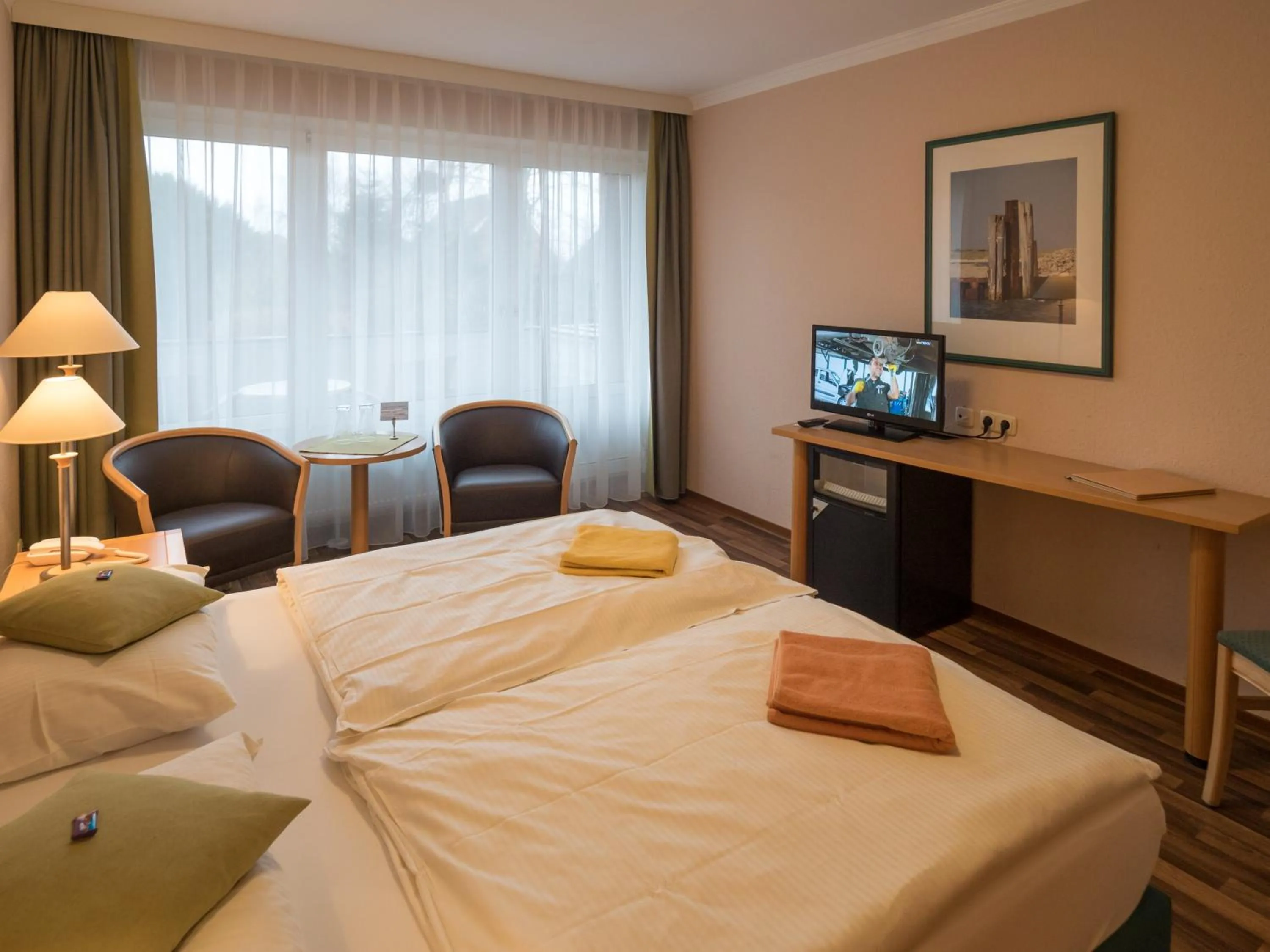 Bed in Hotel Spiekeroog