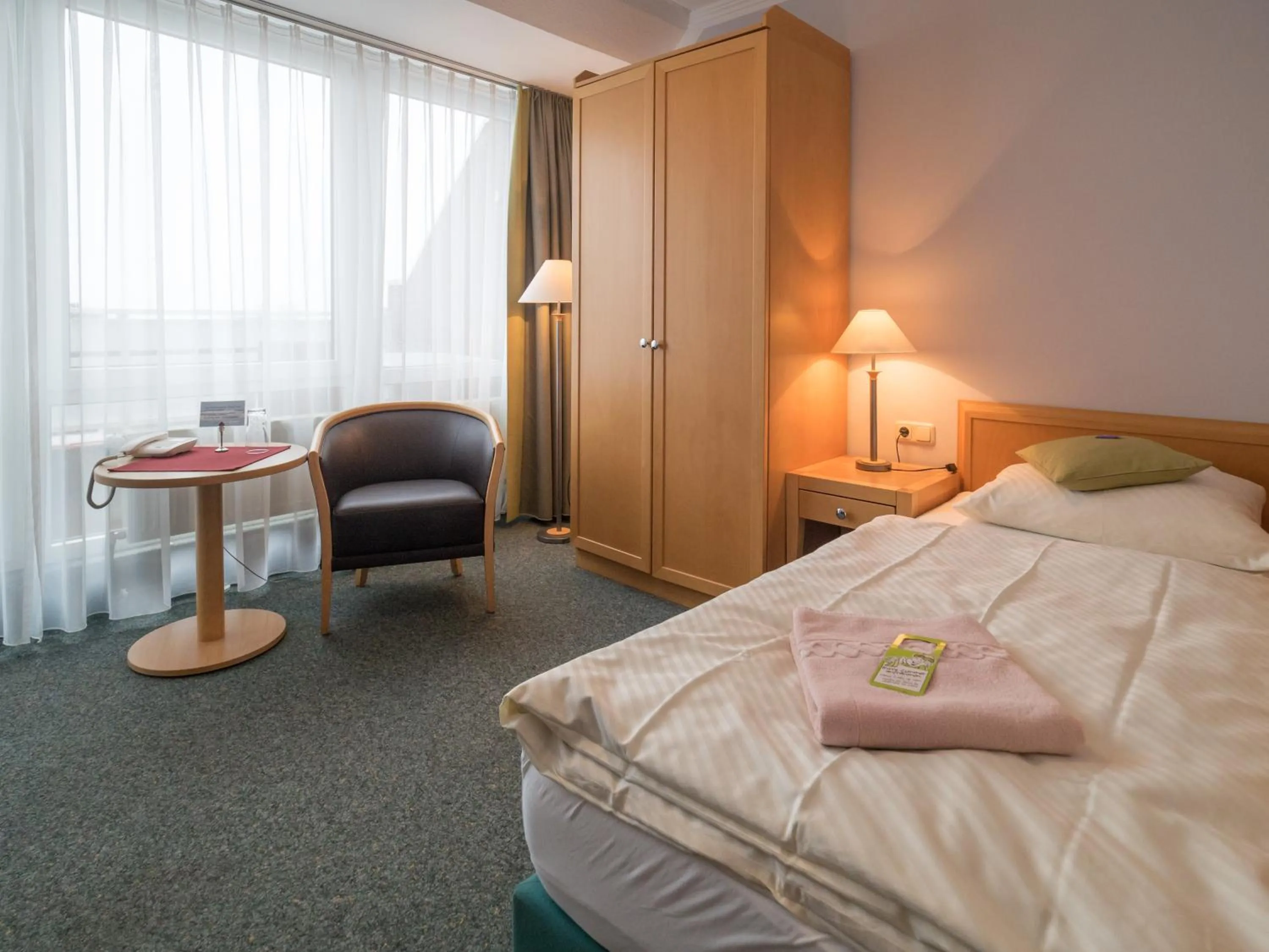 Bed in Hotel Spiekeroog