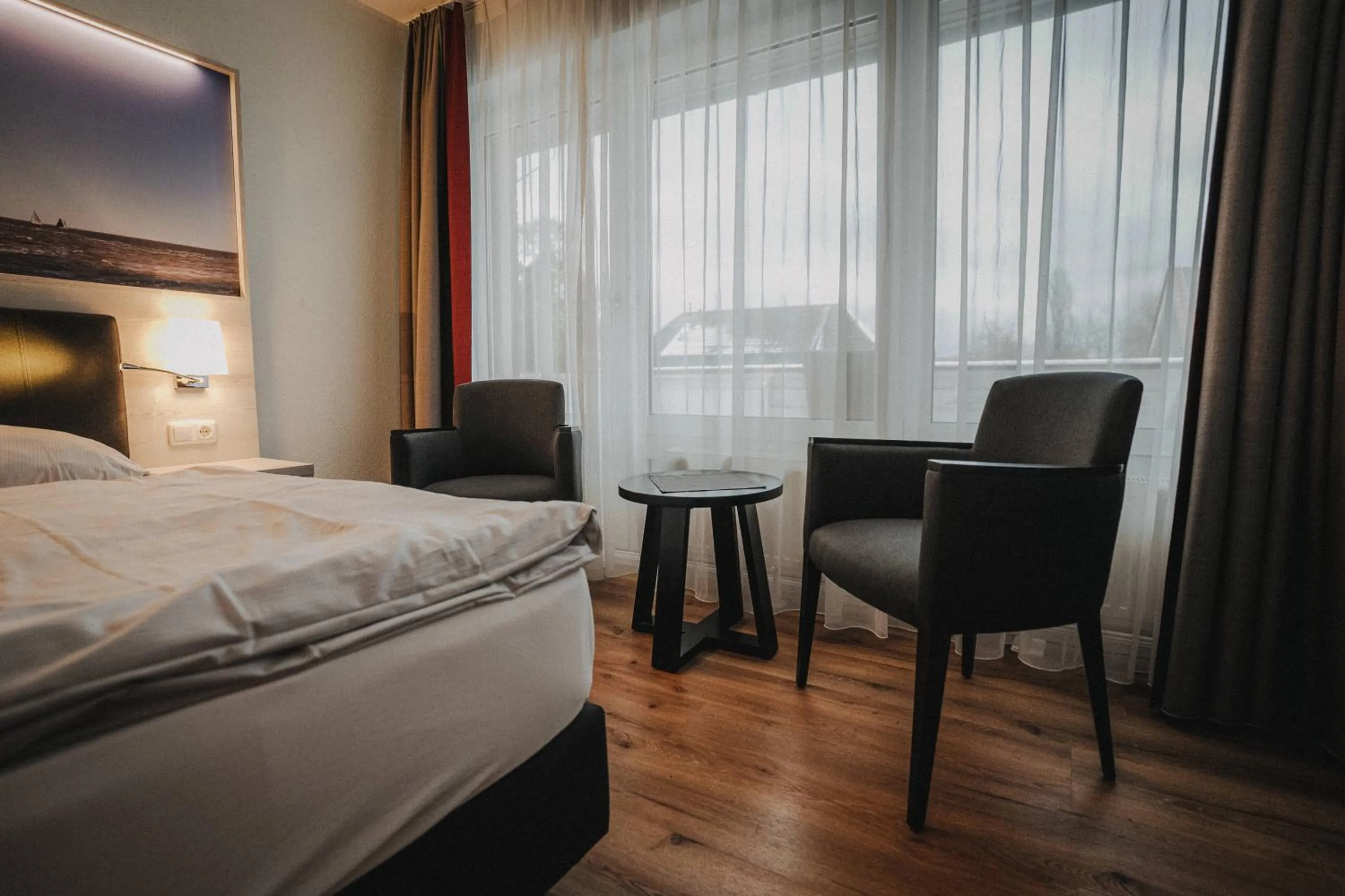 Bed in Hotel Spiekeroog