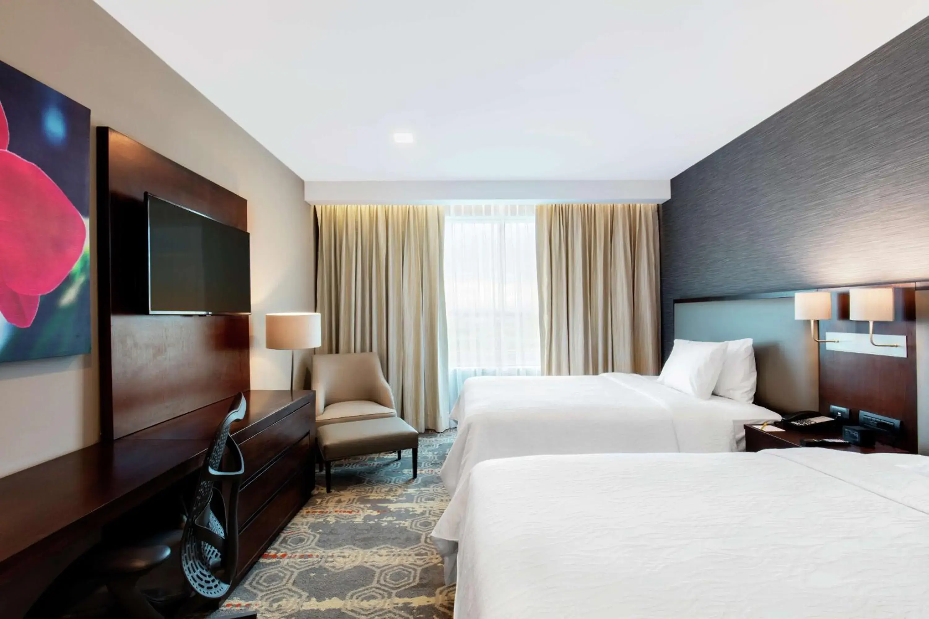 Deluxe Queen Room with Two Queen Beds and Balcony in Hilton Garden Inn Salamanca Deluxe Queen Room with Two Queen Beds and Balcony in Hilton Garden Inn Salamanca