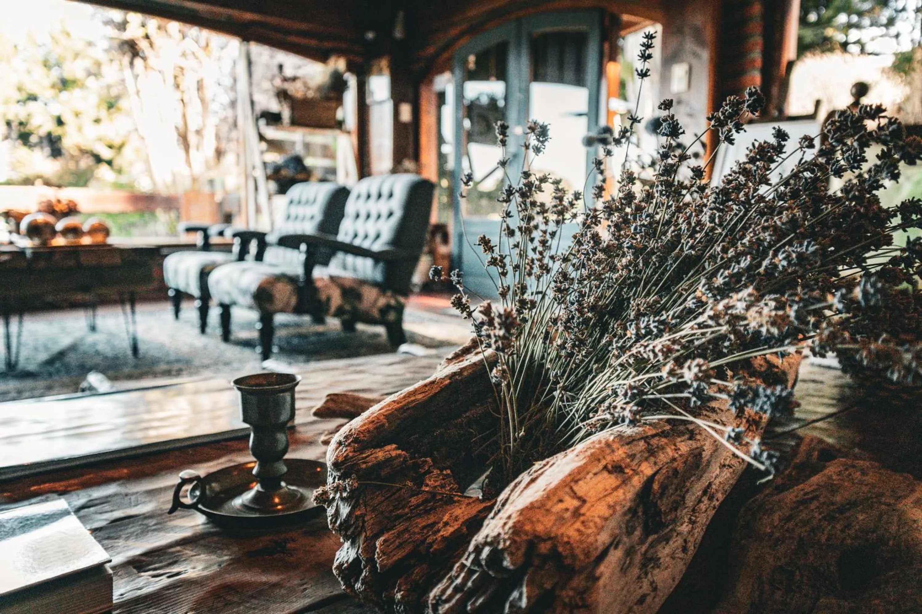Seating area in Le Bouquet Apart Hotel