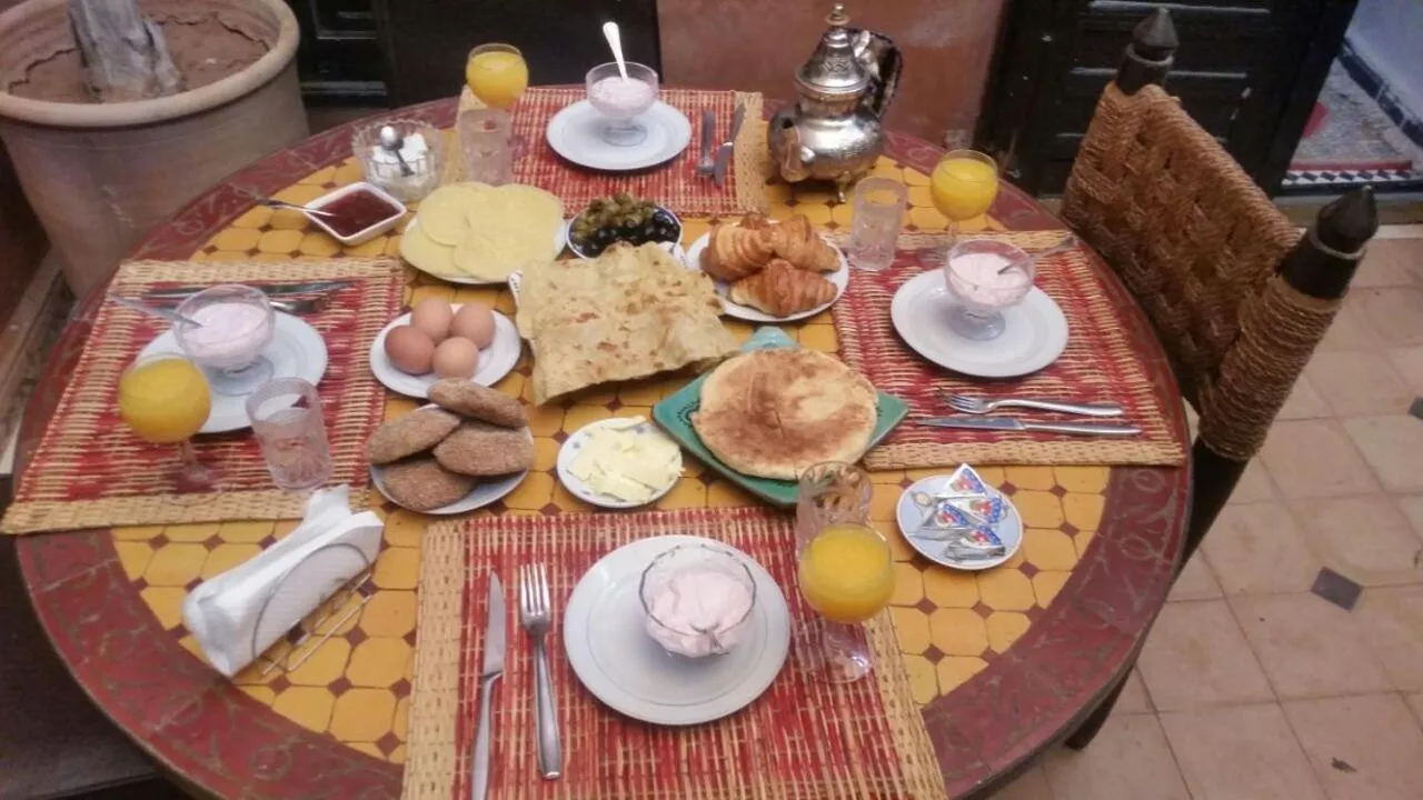 Breakfast in Riad Sidi Omar