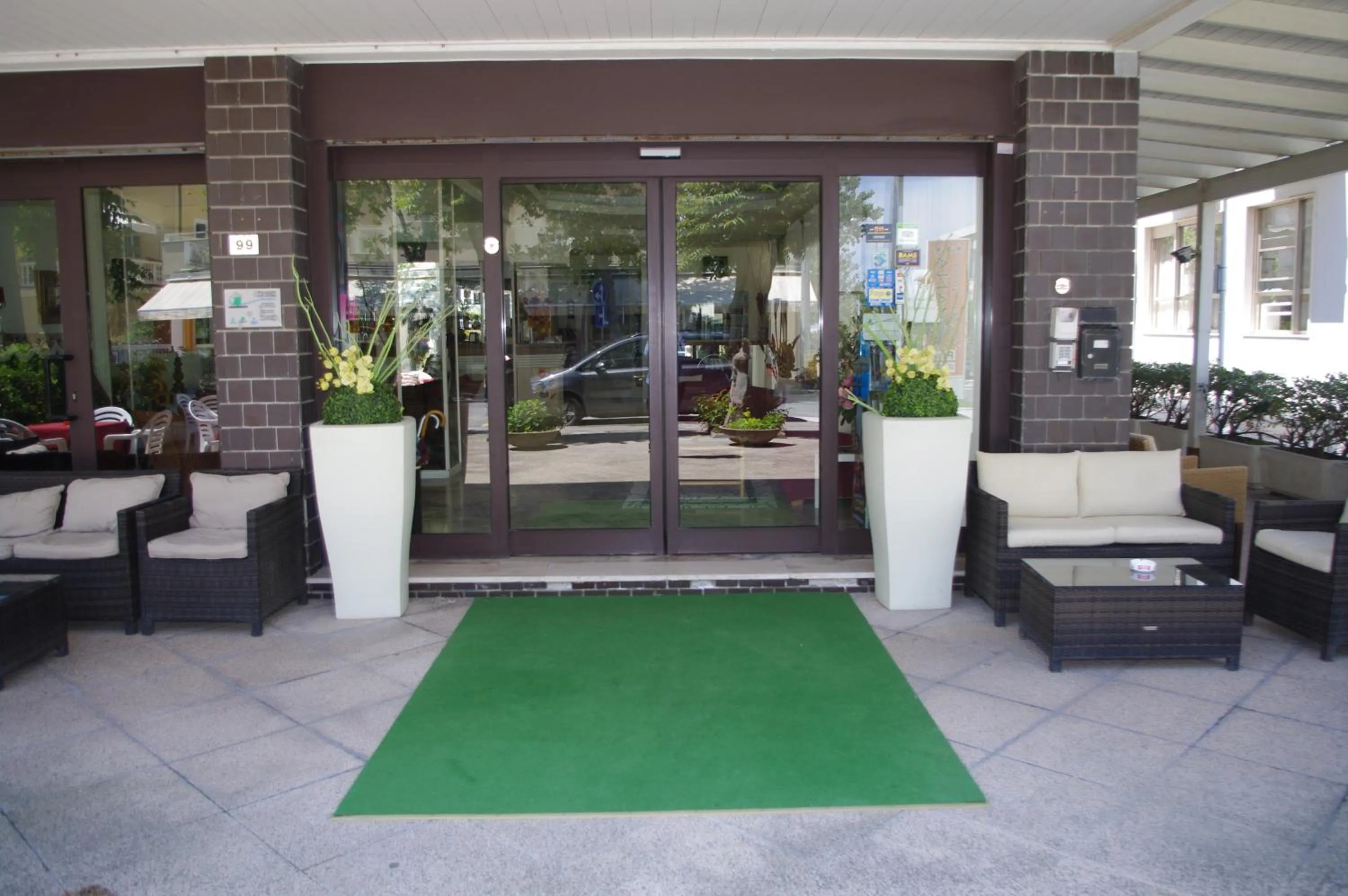 Patio in Hotel Avana Fronte Mare