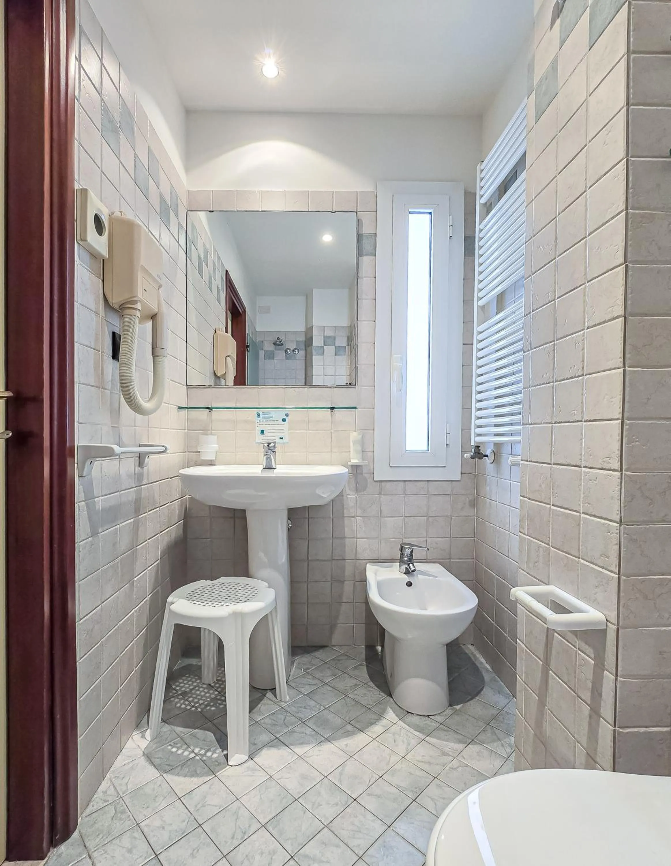 Toilet in Hotel Avana Fronte Mare