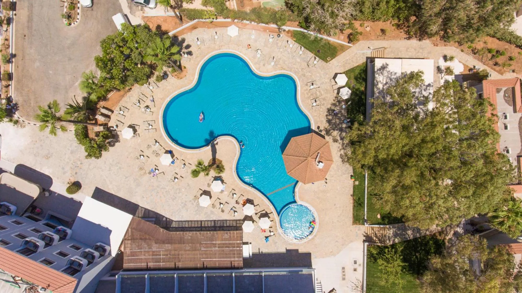 Bird's eye view in Narcissos Waterpark Resort