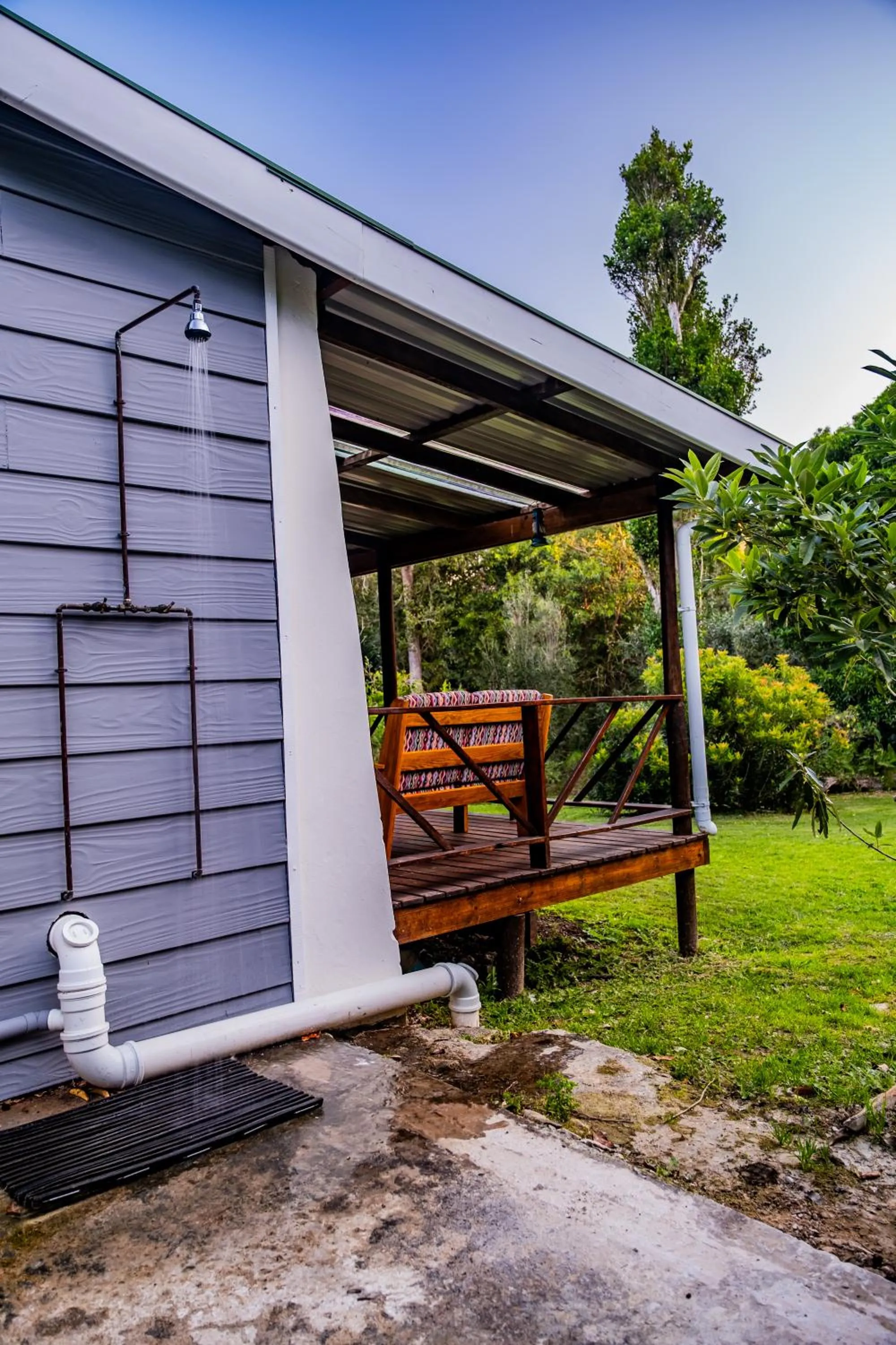 Shower in Natures Way Bushbuck Cottage