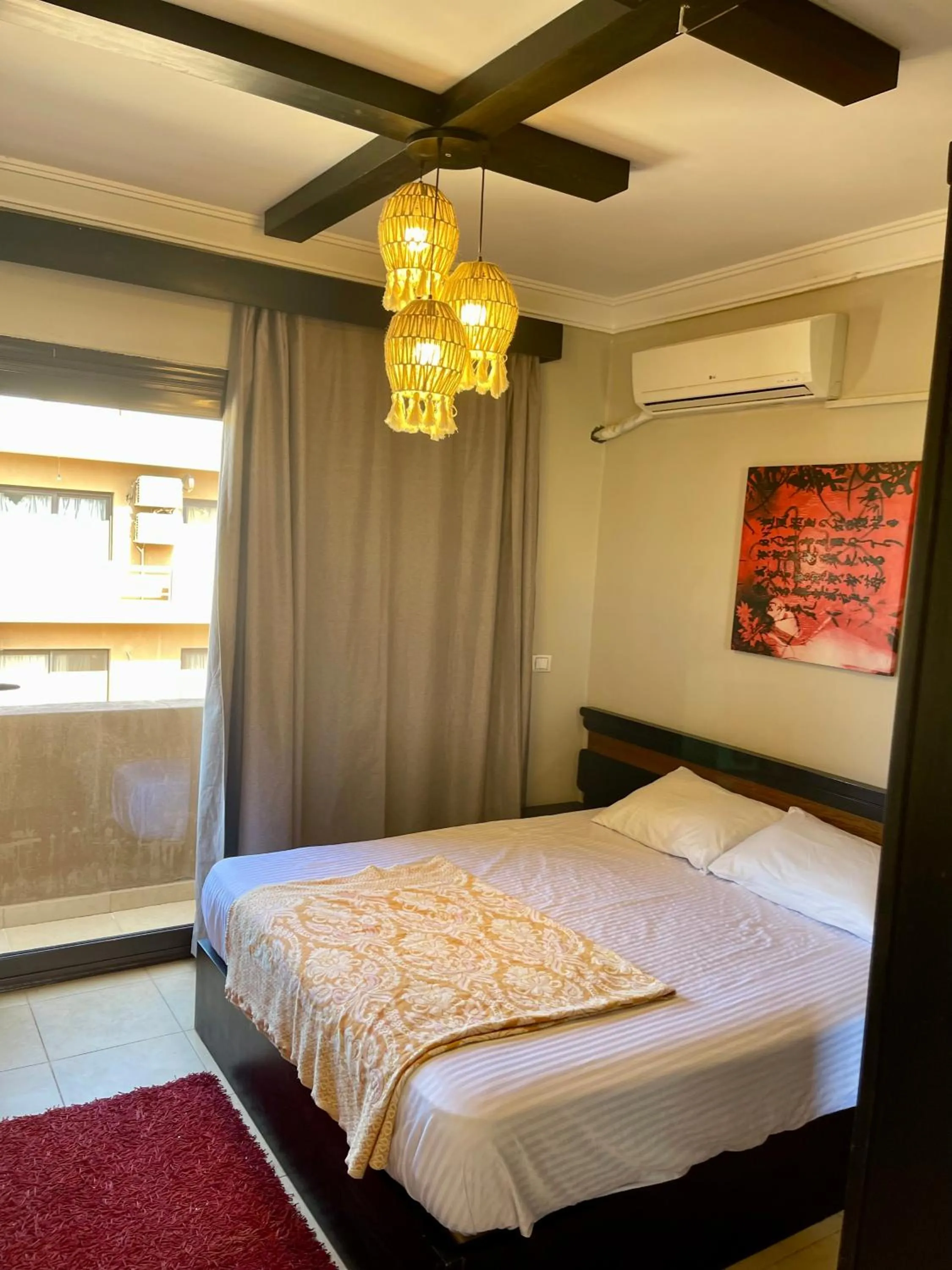 Bed in Chalet in Bluebay Asia Resort Ain Sokhna