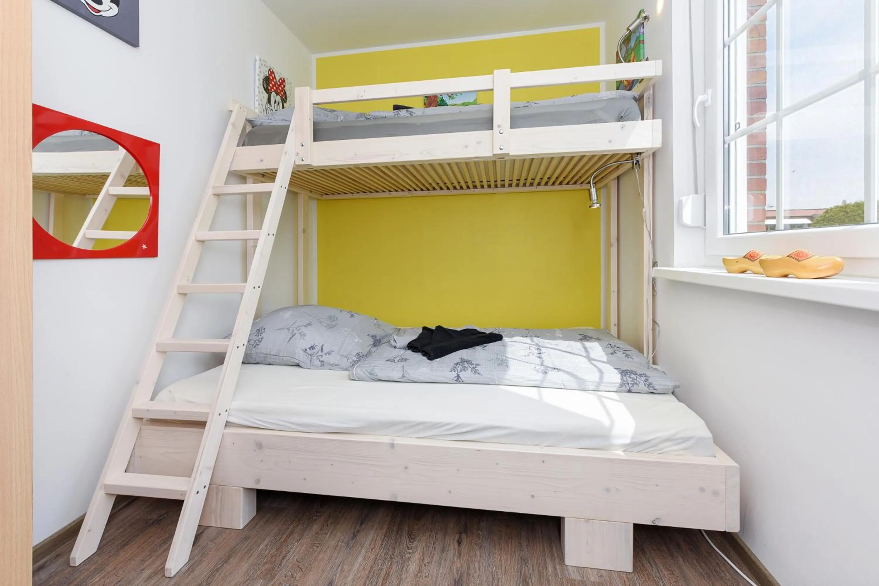Bed in Ferienhaus Watt_n Huus