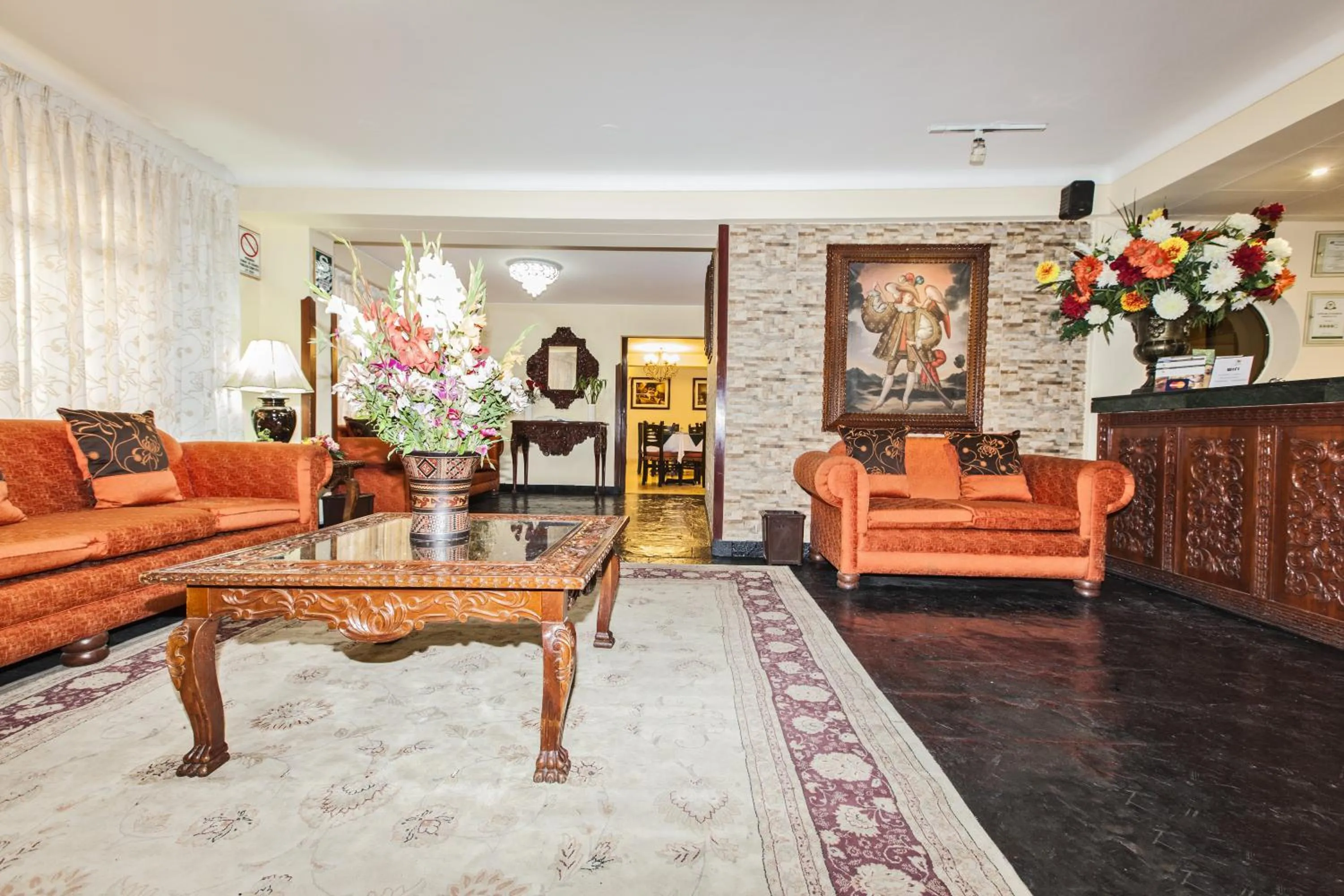 Lobby or reception in Hotel Agustos Cusco
