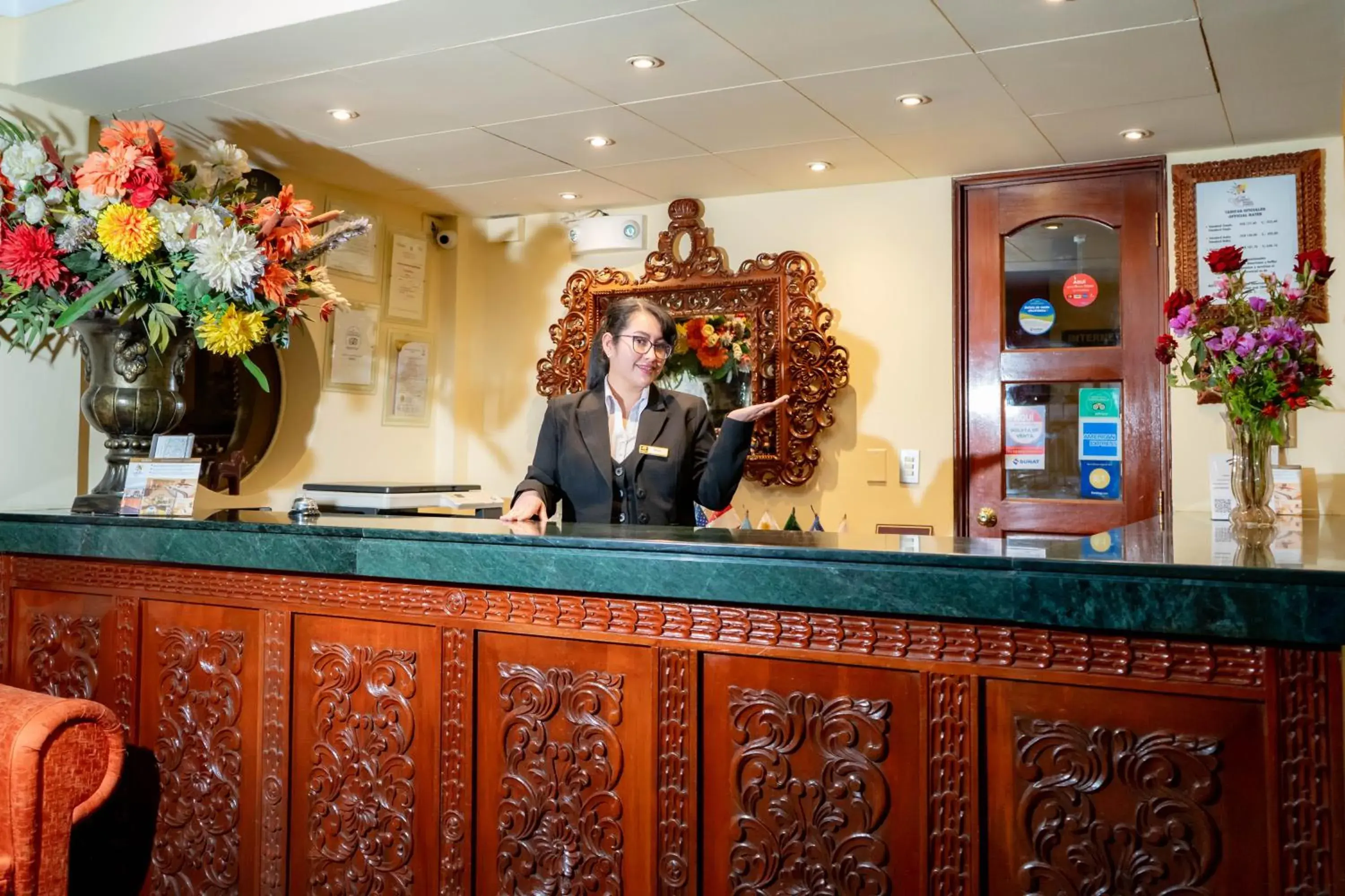 Lobby or reception in Hotel Agustos Cusco Lobby or reception in Hotel Agustos Cusco