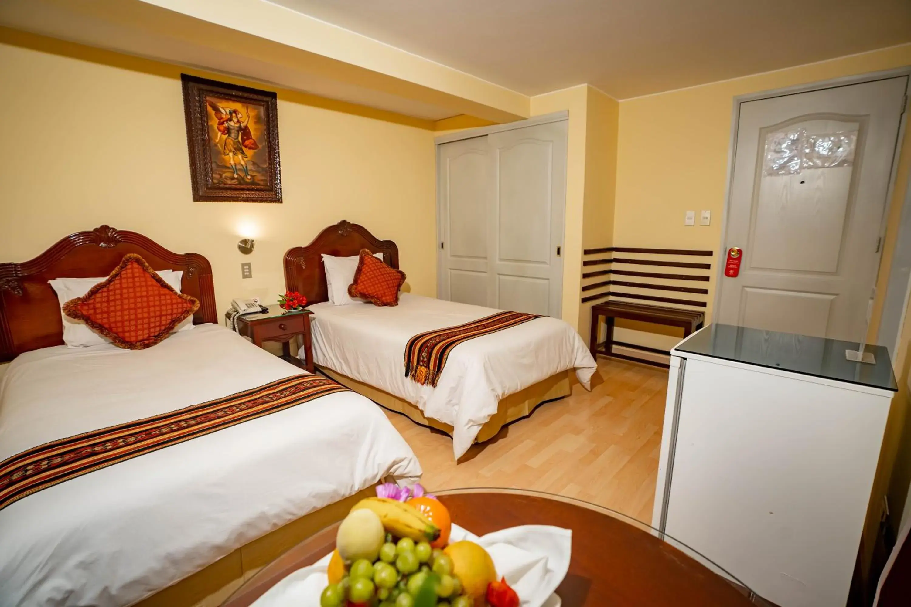 Bed in Hotel Agustos Cusco Bed in Hotel Agustos Cusco