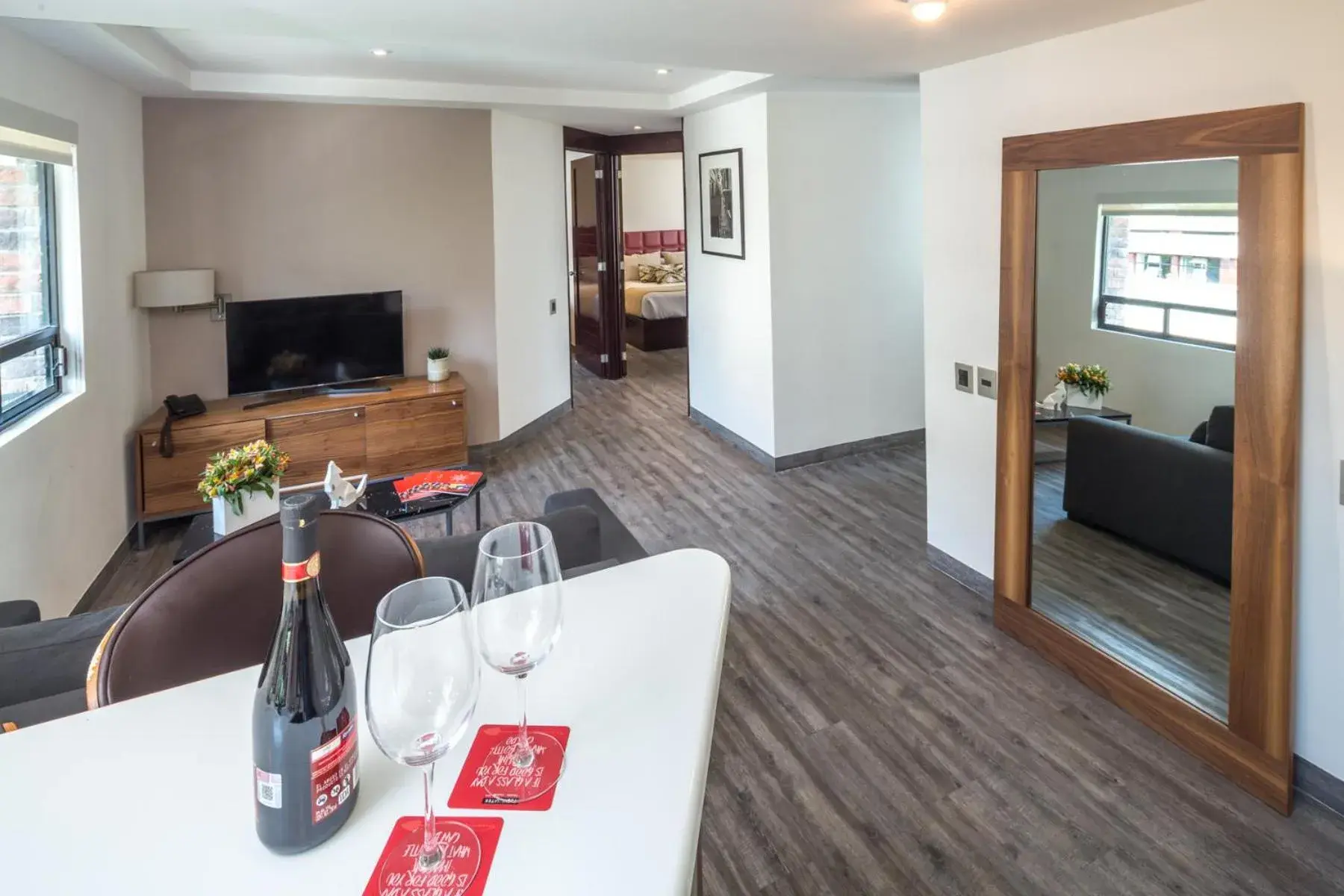 Living room in FlowSuites Polanco Living room in FlowSuites Polanco