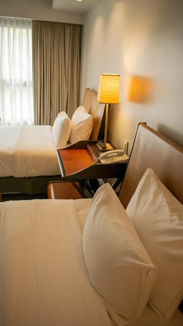 Bed in Libertad Hotel Buenos Aires Bed in Libertad Hotel Buenos Aires