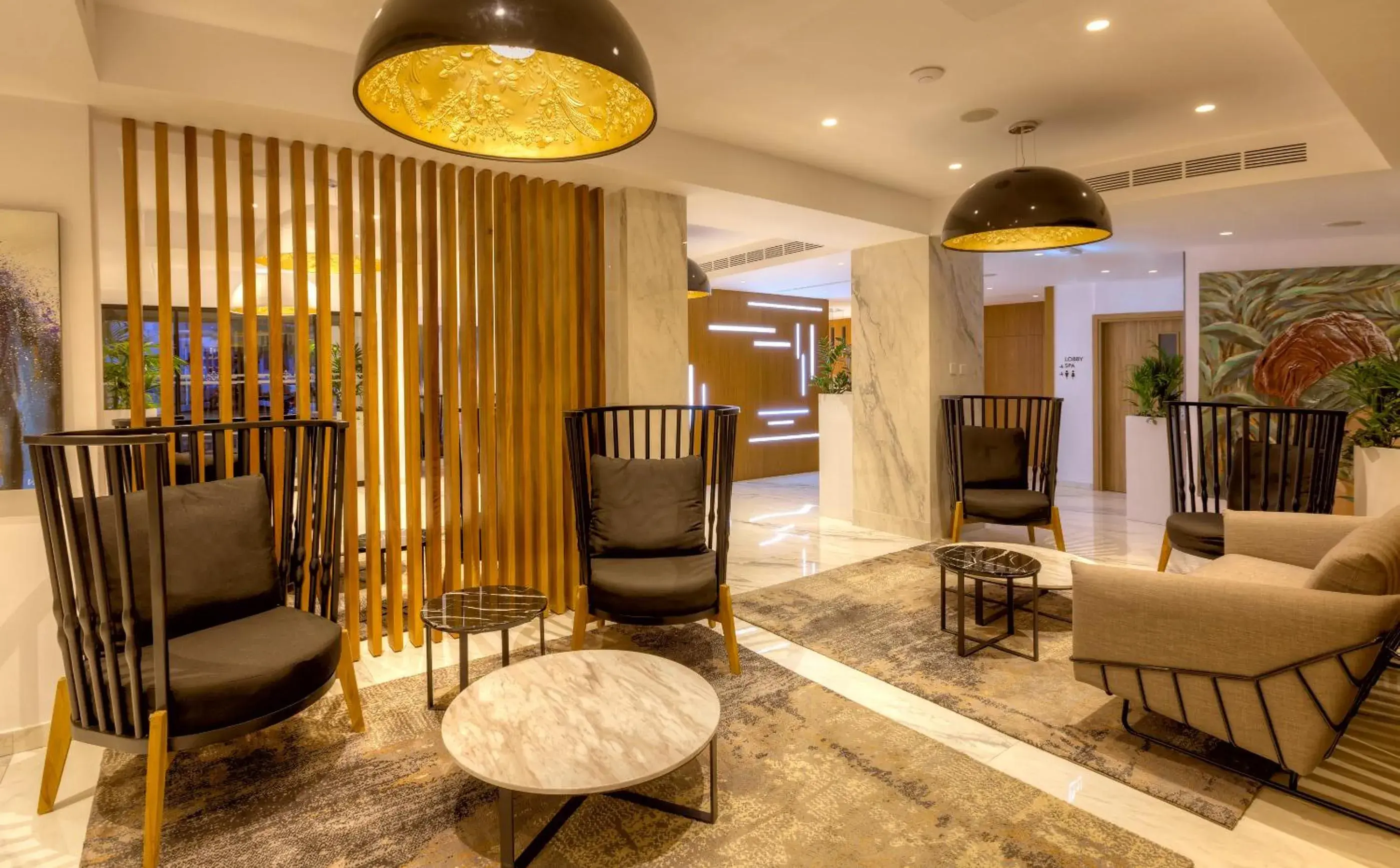 Lobby or reception in The Blue Ivy Hotel & Suites Lobby or reception in The Blue Ivy Hotel & Suites