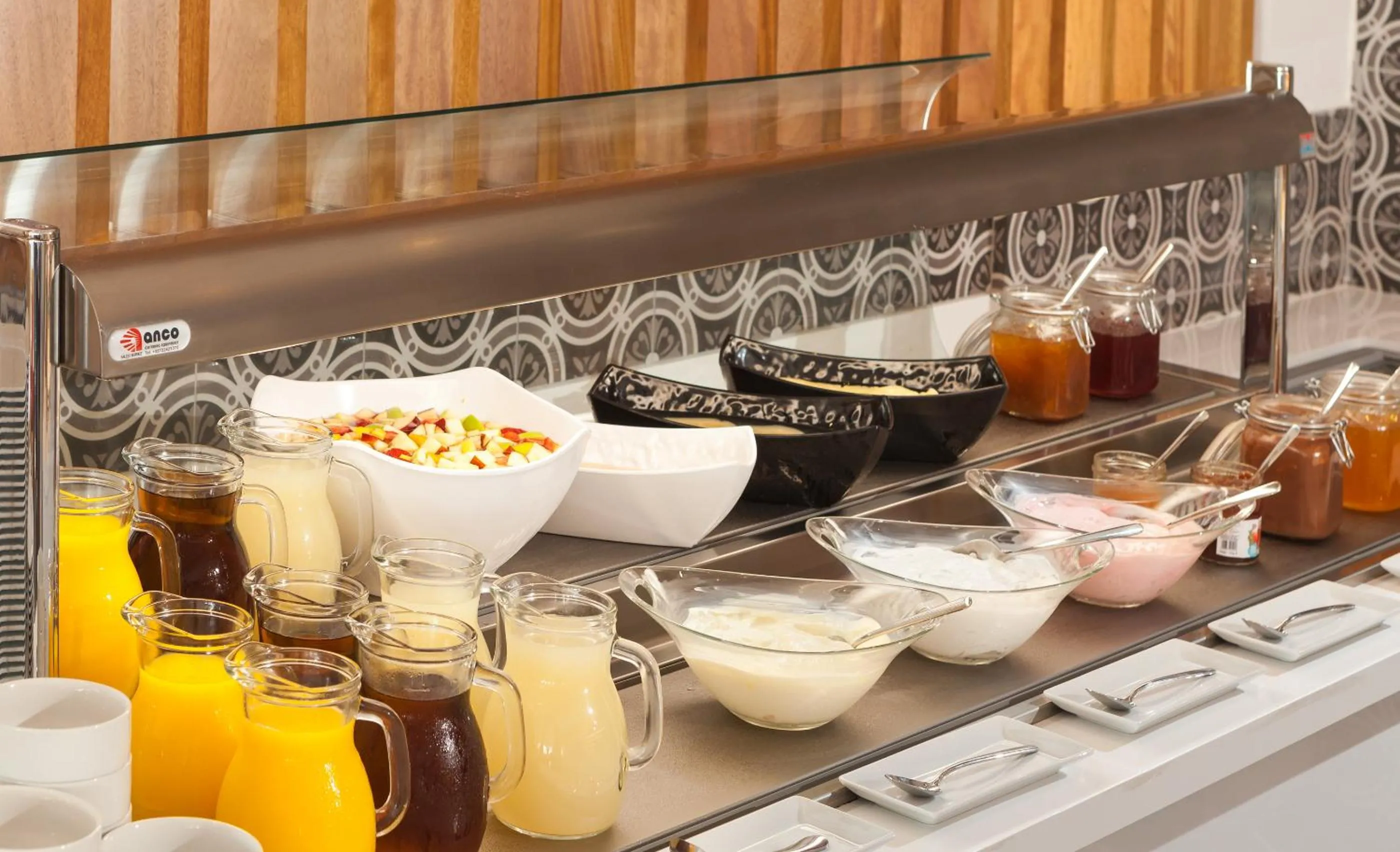 Continental breakfast in The Blue Ivy Hotel & Suites