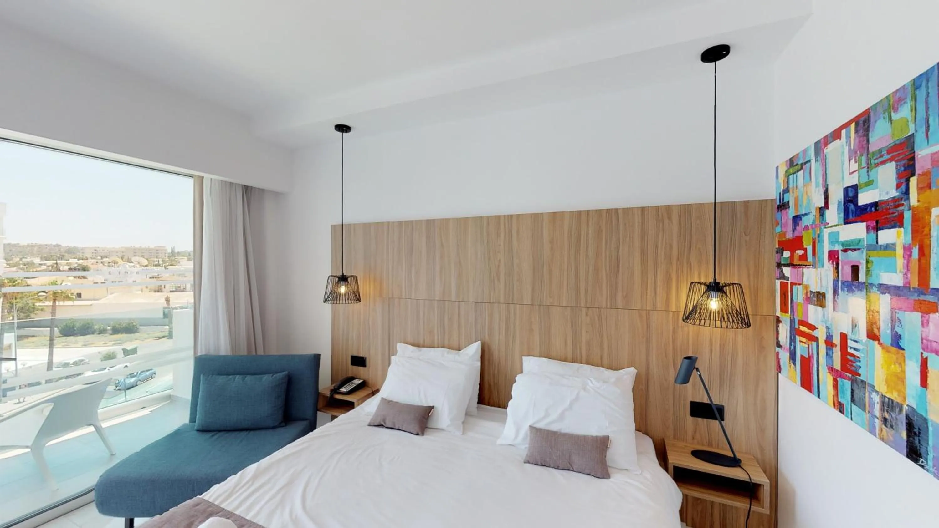 Bedroom, Bed in The Blue Ivy Hotel & Suites