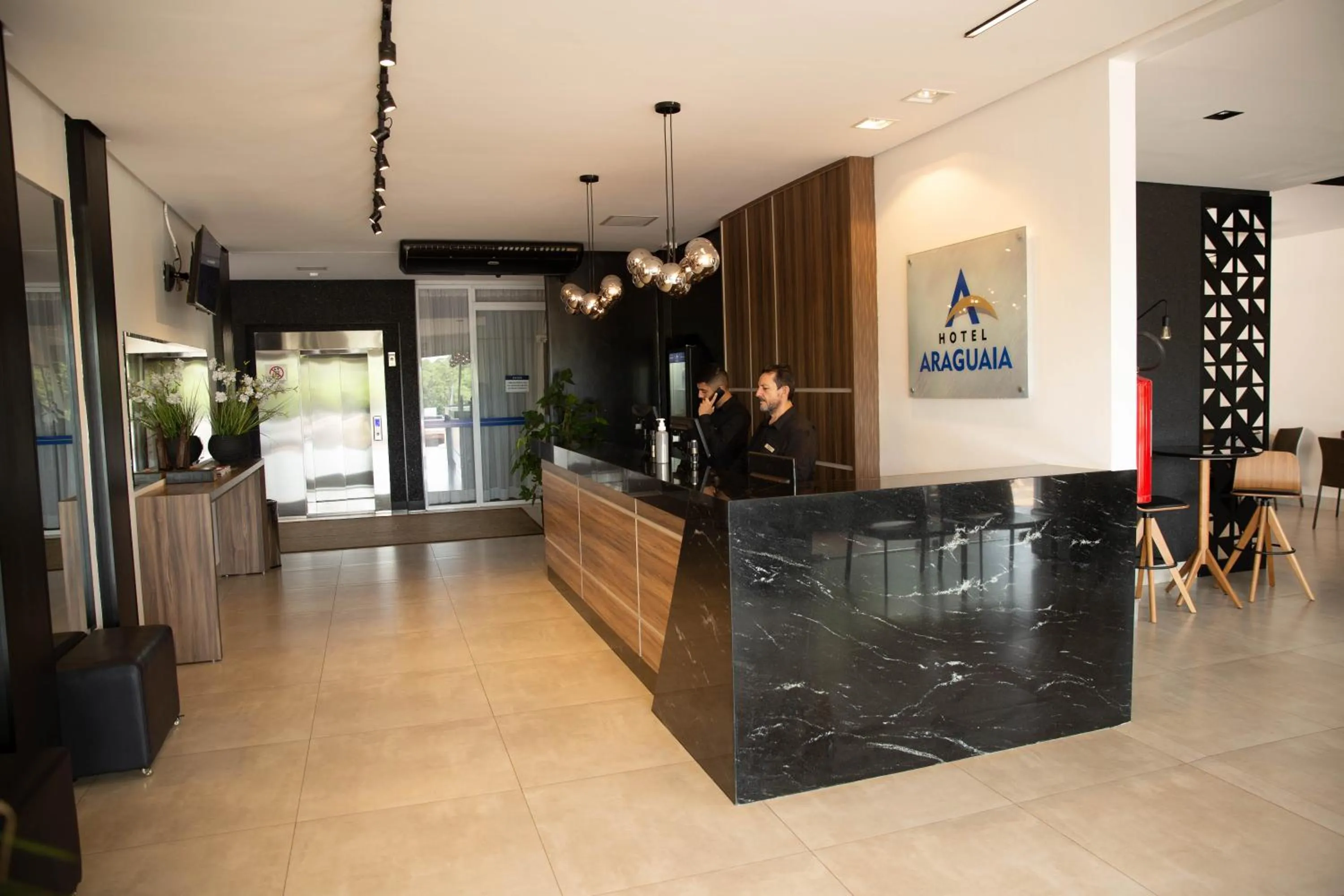 Lobby or reception in Hotel Araguaia