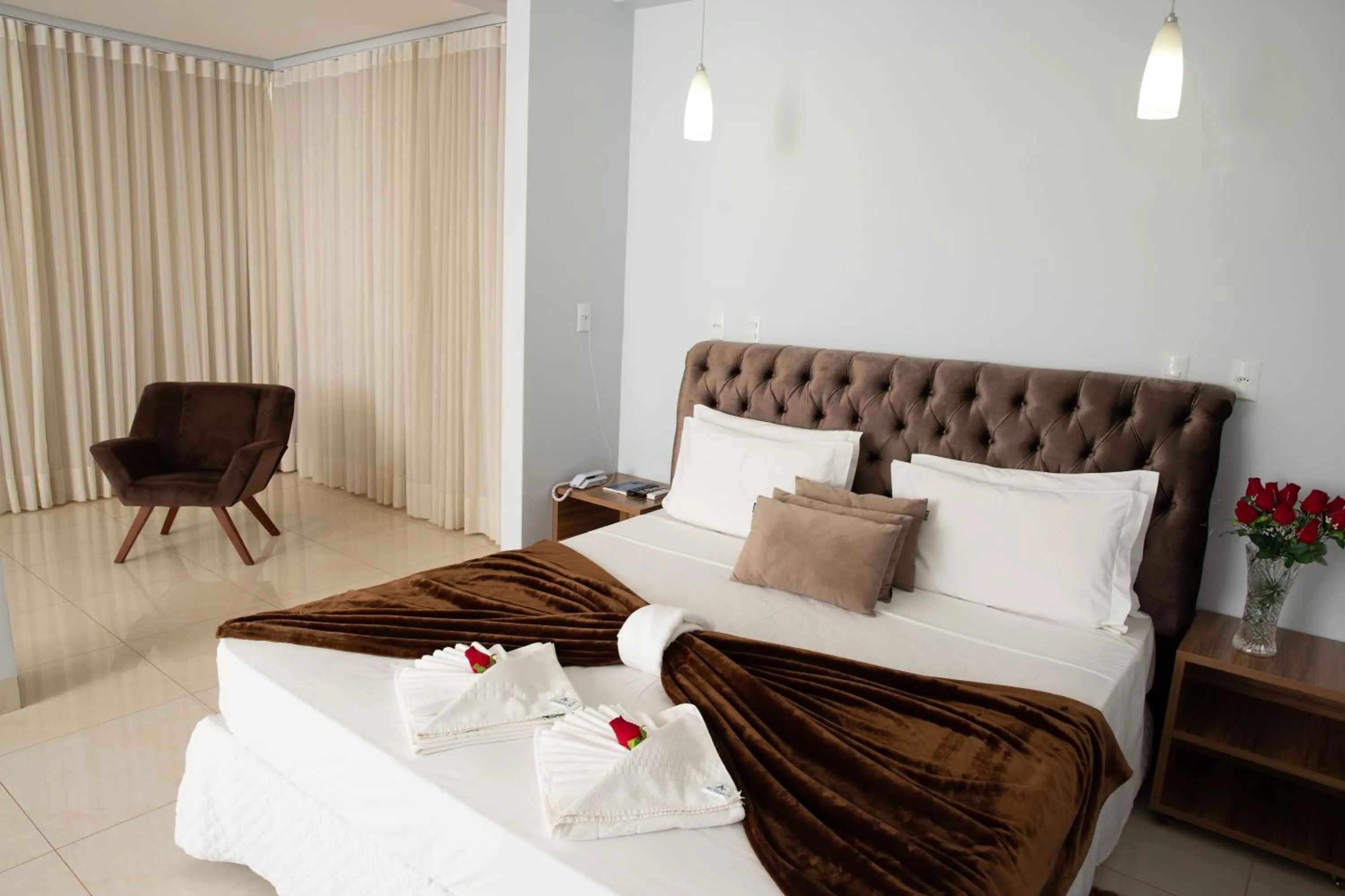 Bedroom, Bed in Hotel Araguaia