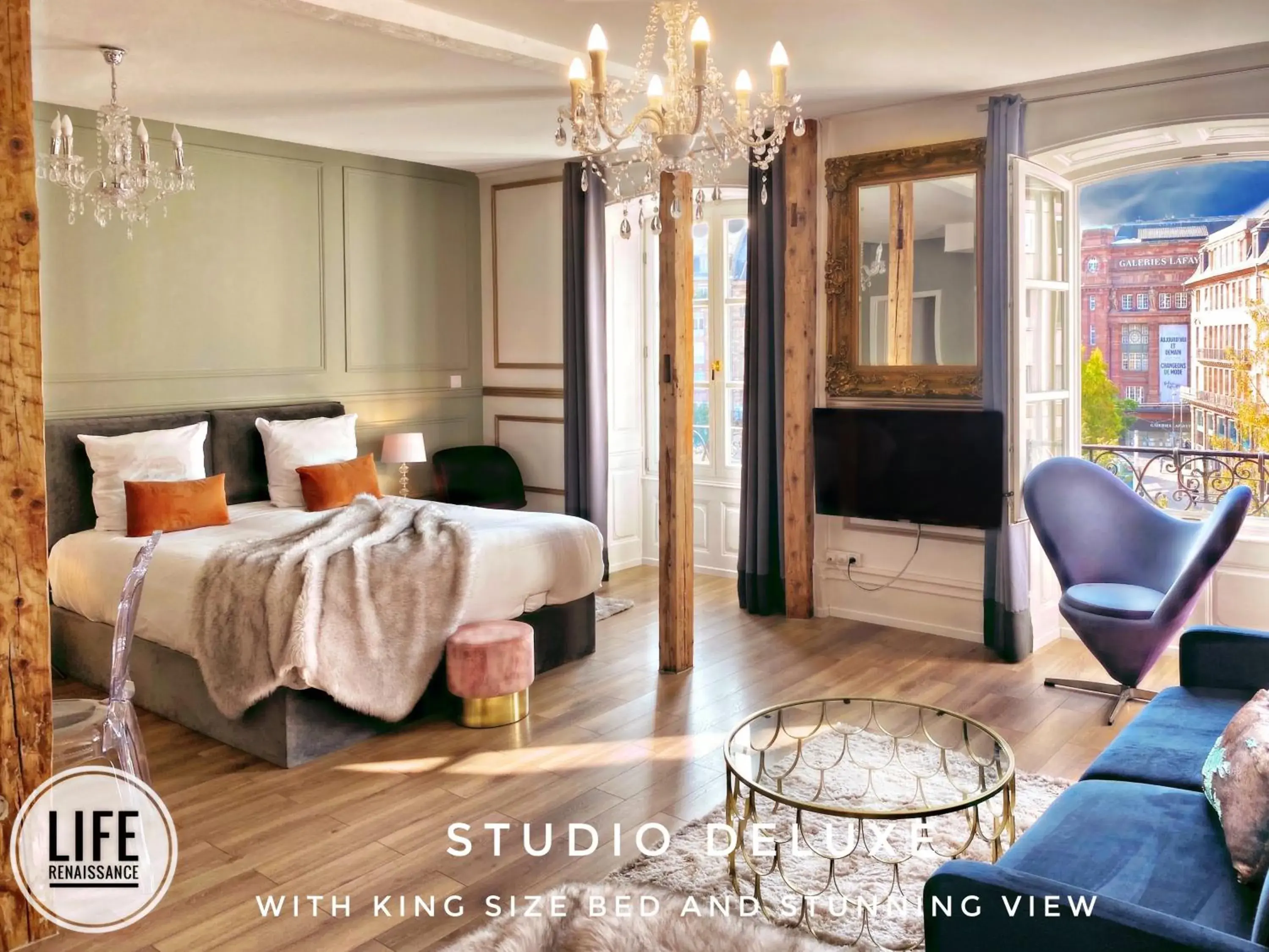 Deluxe Family Studio in LIFE RENAISSANCE - New Concept - Place Kléber Deluxe Family Studio in LIFE RENAISSANCE - New Concept - Place Kléber