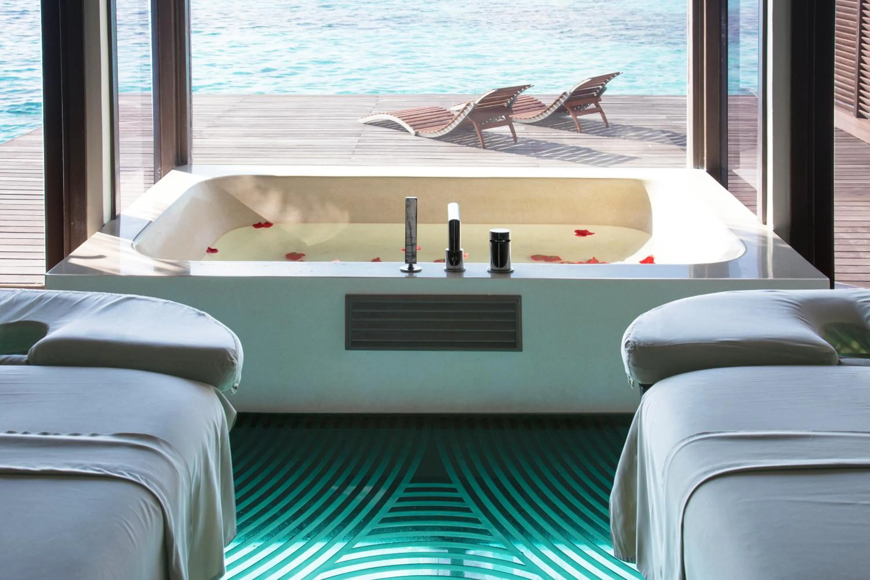 Spa and wellness centre/facilities, Bed in Coco Bodu Hithi - 50 percent off shared roundtrip Speedboat for stays from 1 Sep to 23 Dec 2025