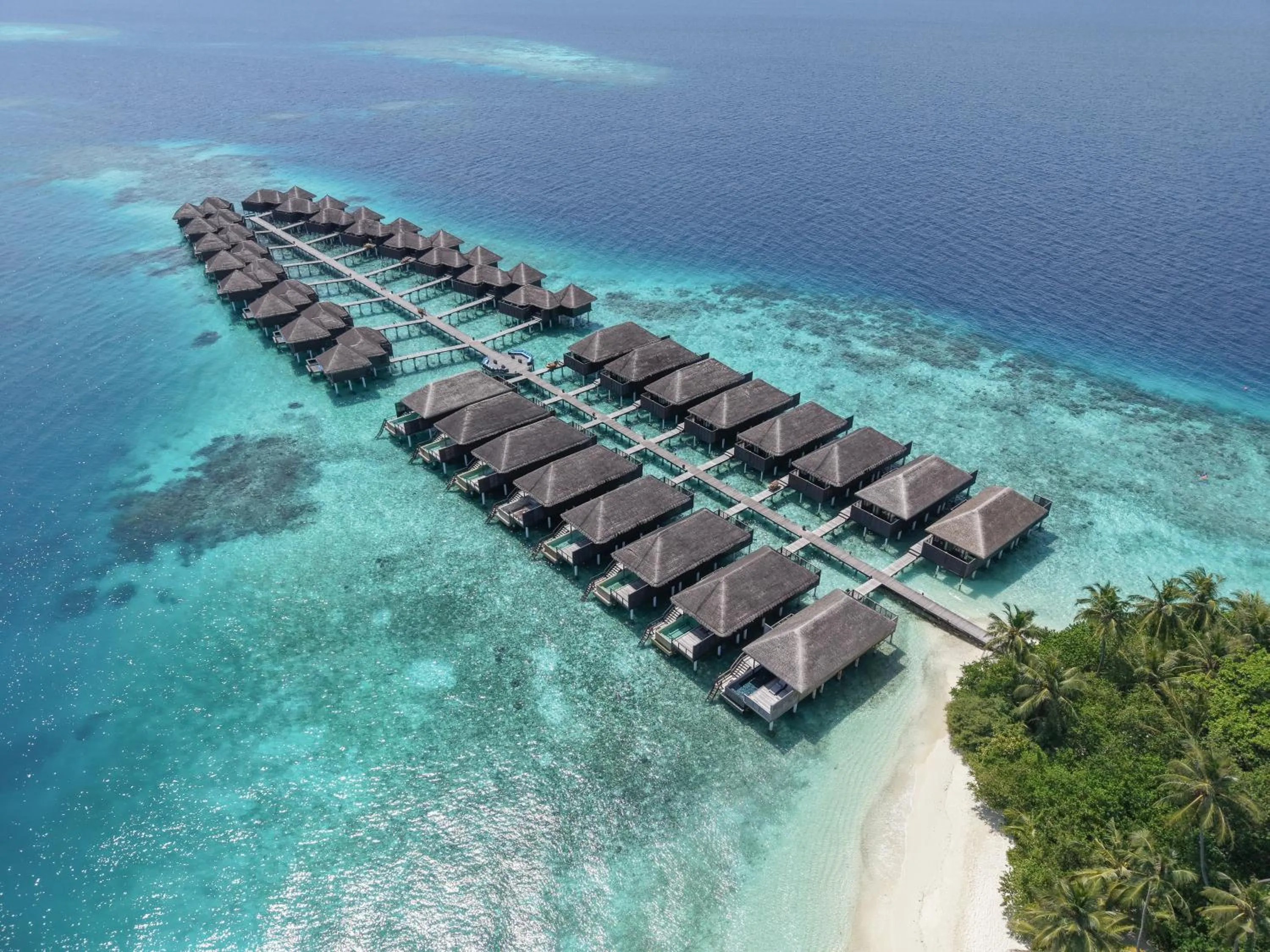 Property building in Coco Bodu Hithi - 50 percent off shared roundtrip Speedboat for stays from 1 Sep to 23 Dec 2025
