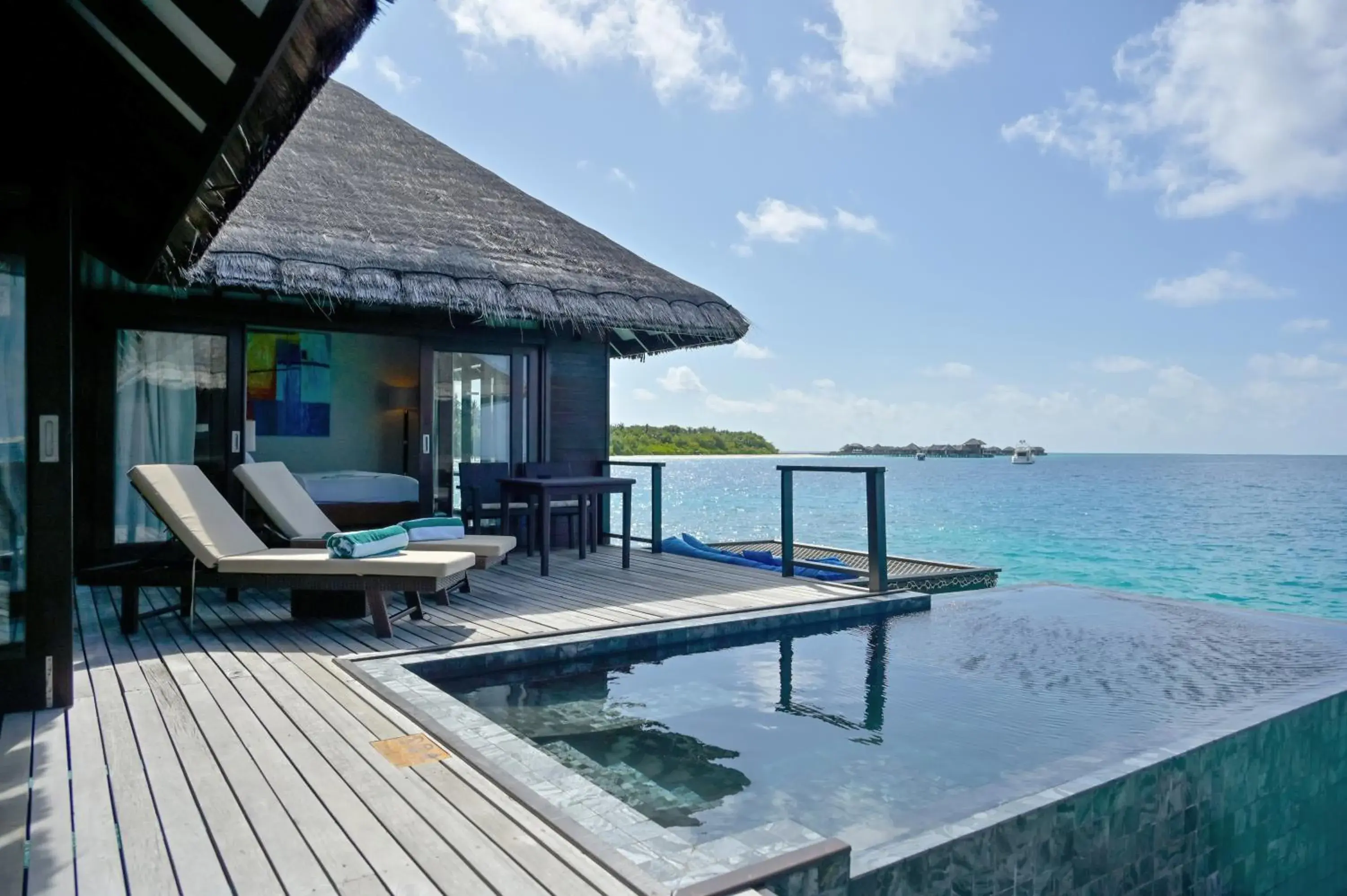 Pool view in Coco Bodu Hithi - 50 percent off shared roundtrip Speedboat for stays from 1 Sep to 23 Dec 2025 Pool view in Coco Bodu Hithi - 50 percent off shared roundtrip Speedboat for stays from 1 Sep to 23 Dec 2025