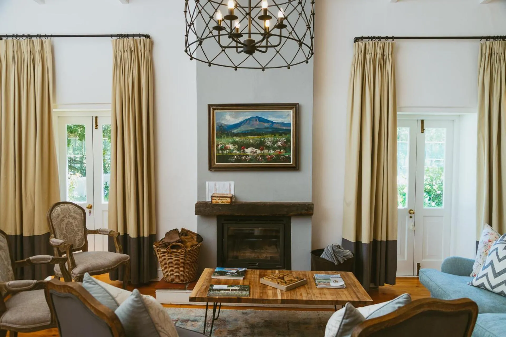 Living room in Auberge Clermont