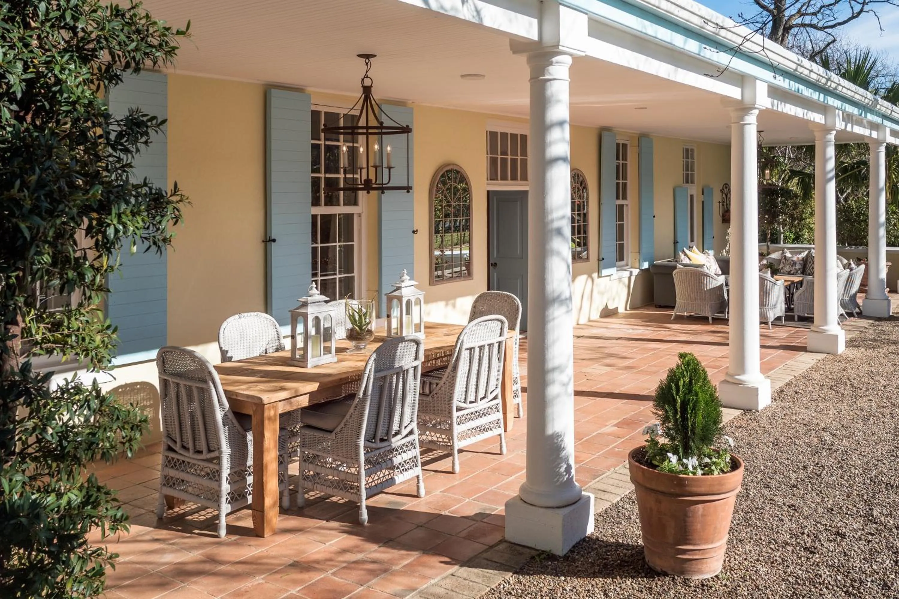 Patio in Auberge Clermont