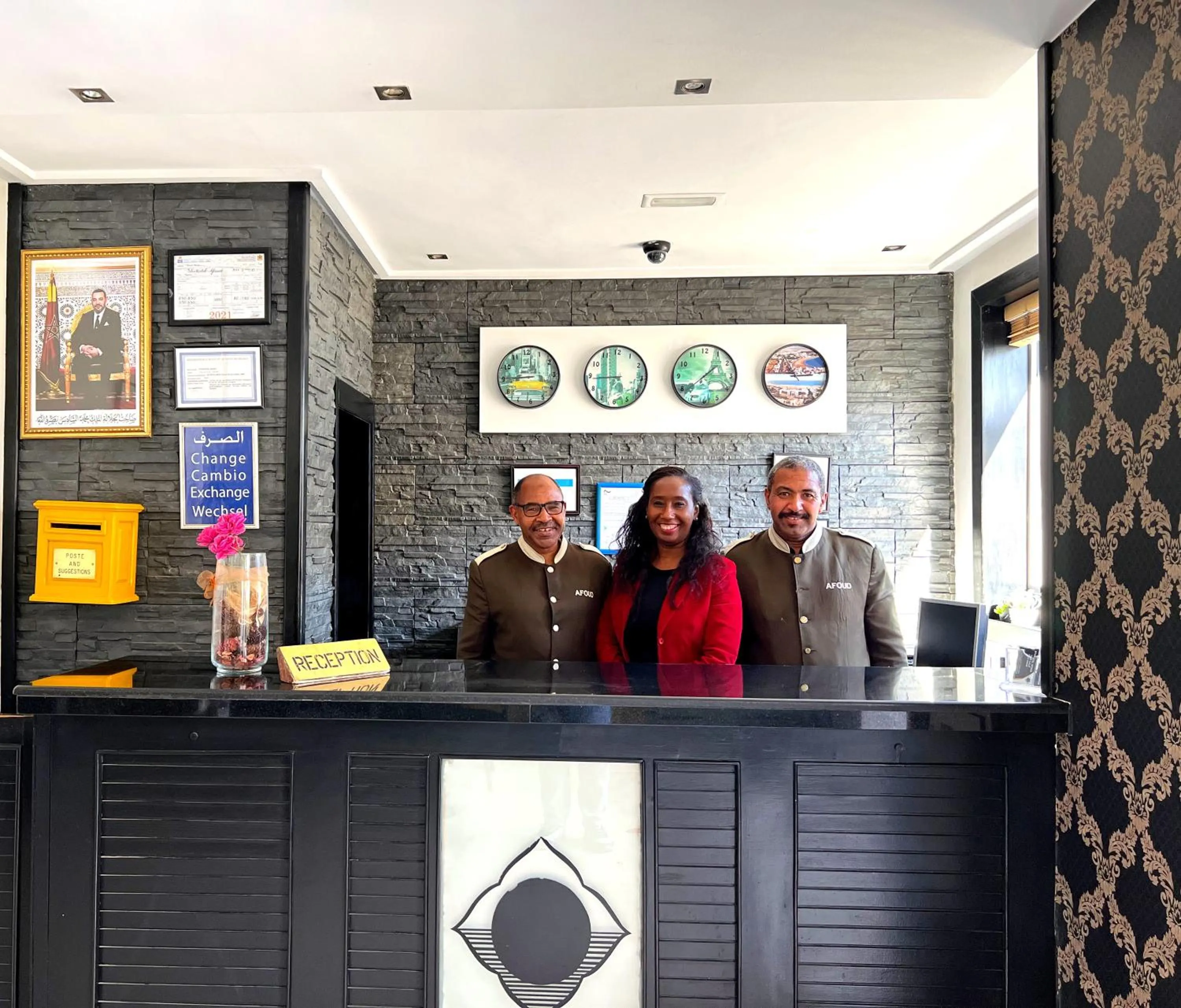 Lobby or reception in Studiotel Afoud