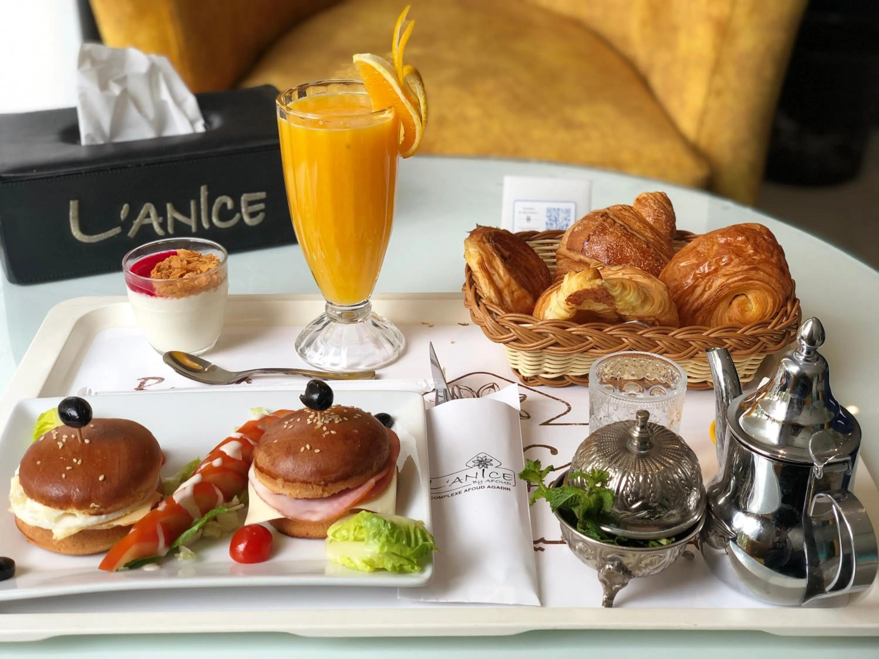 Breakfast in Studiotel Afoud