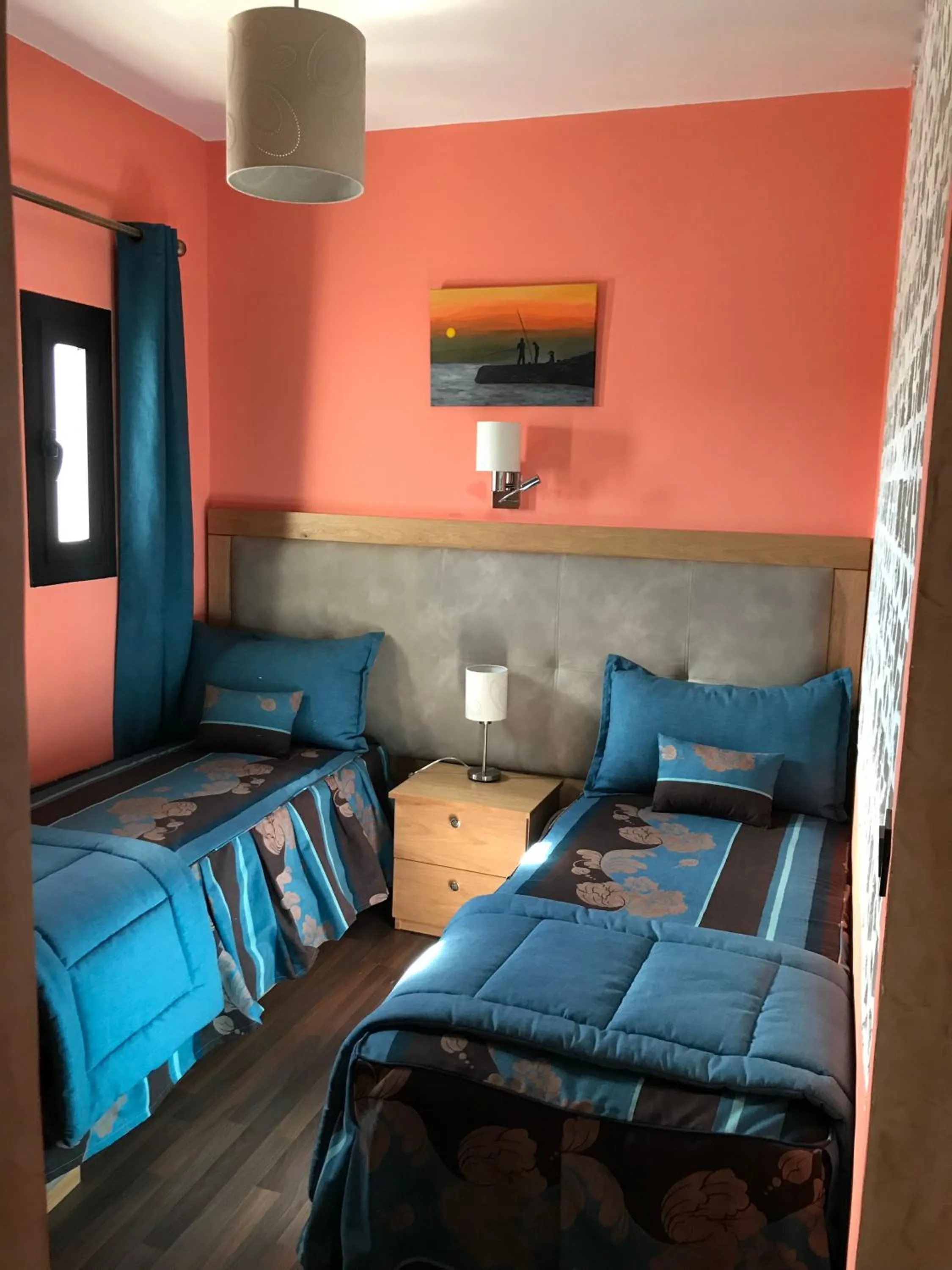 Bed in Studiotel Afoud