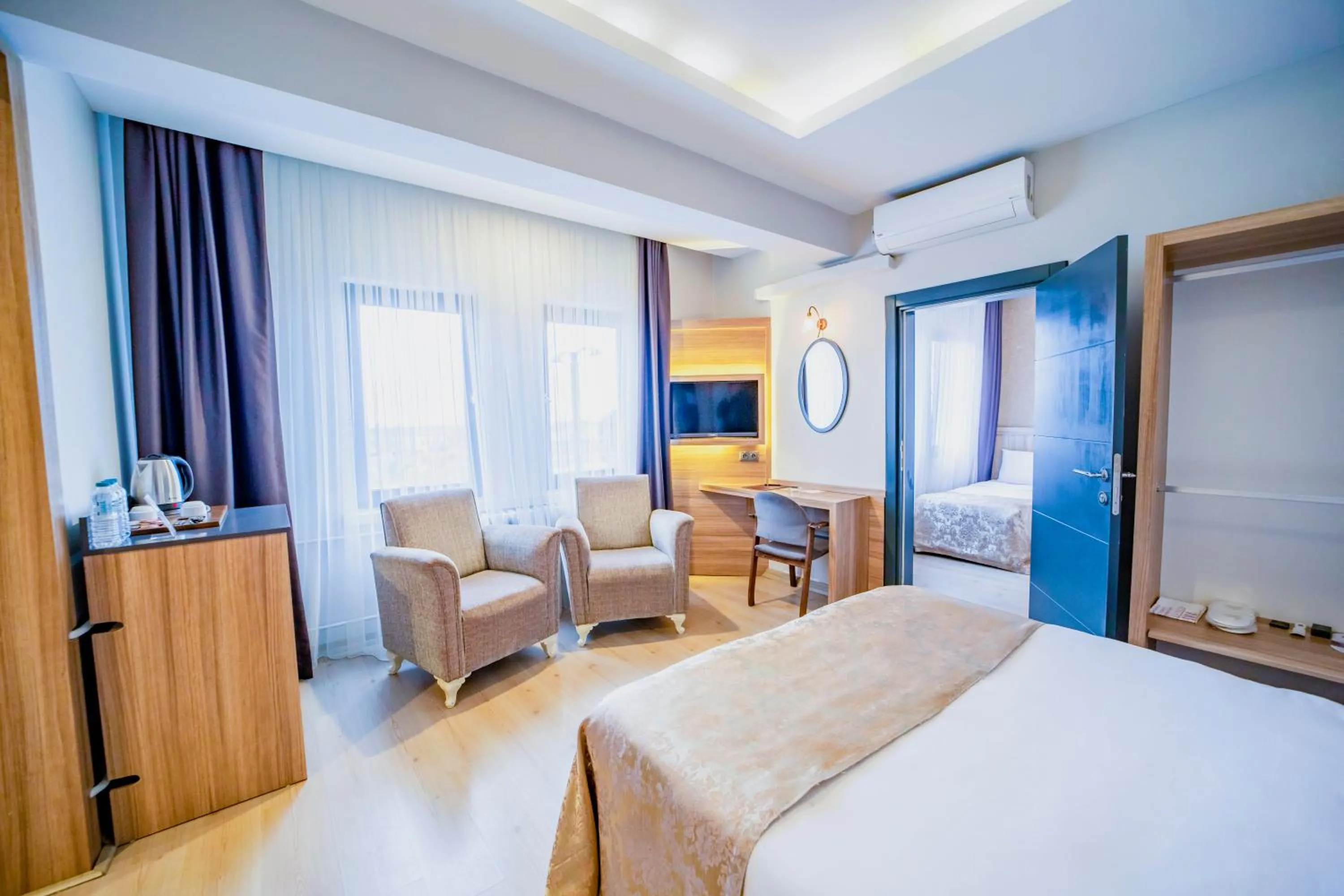 Bed in Aksular Hotel