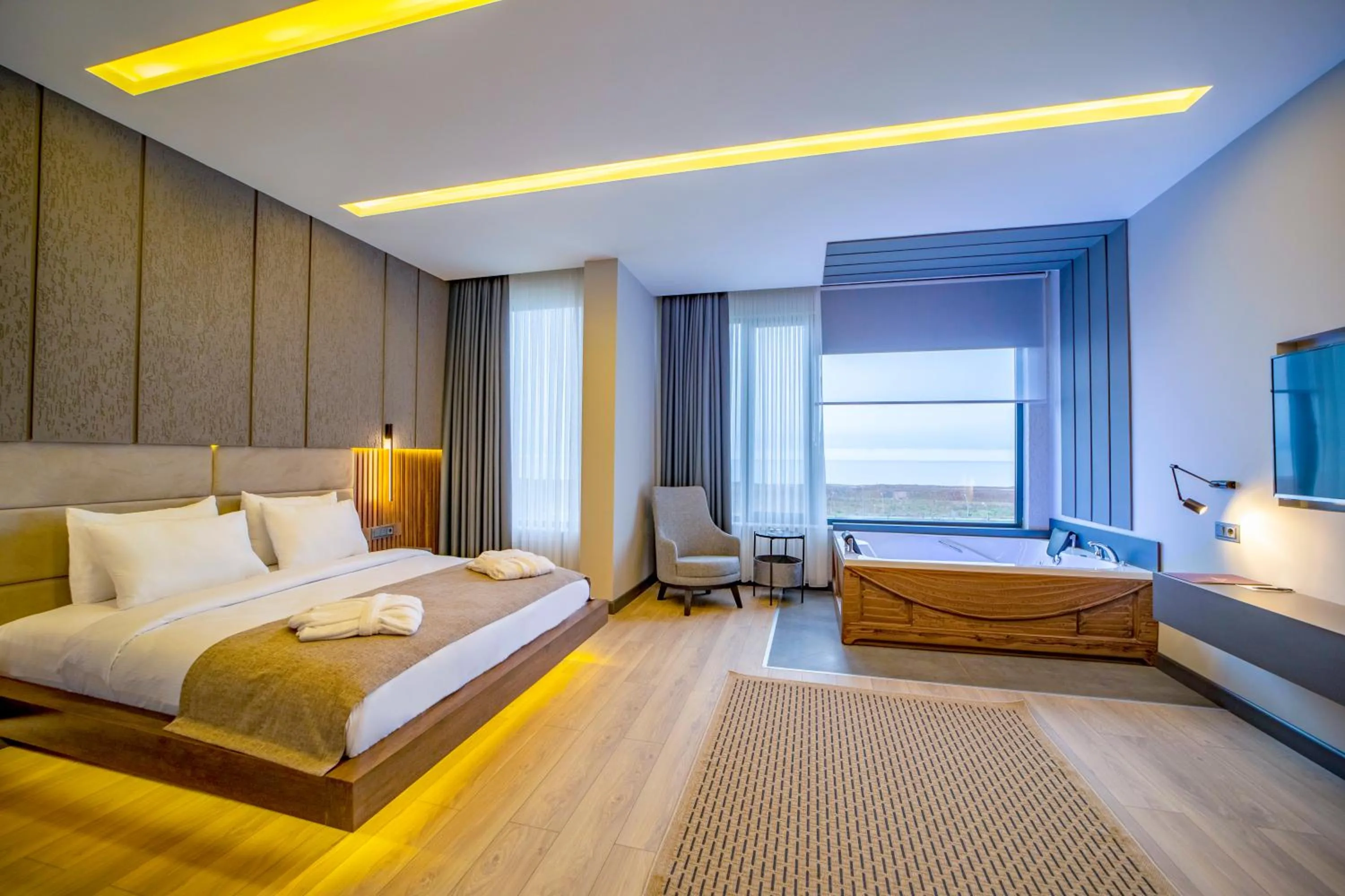 Bed in Aksular Hotel