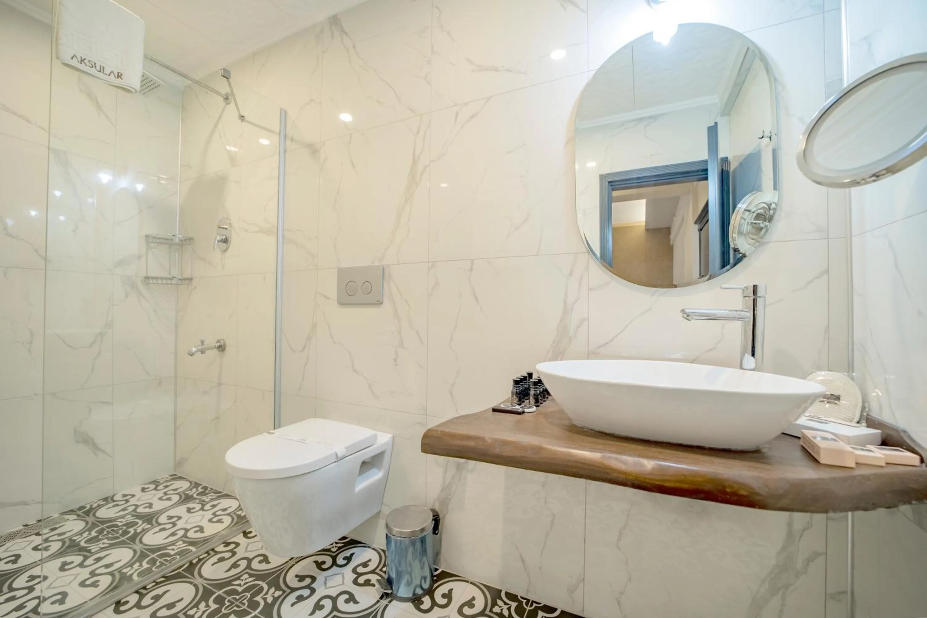 Shower in Aksular Hotel