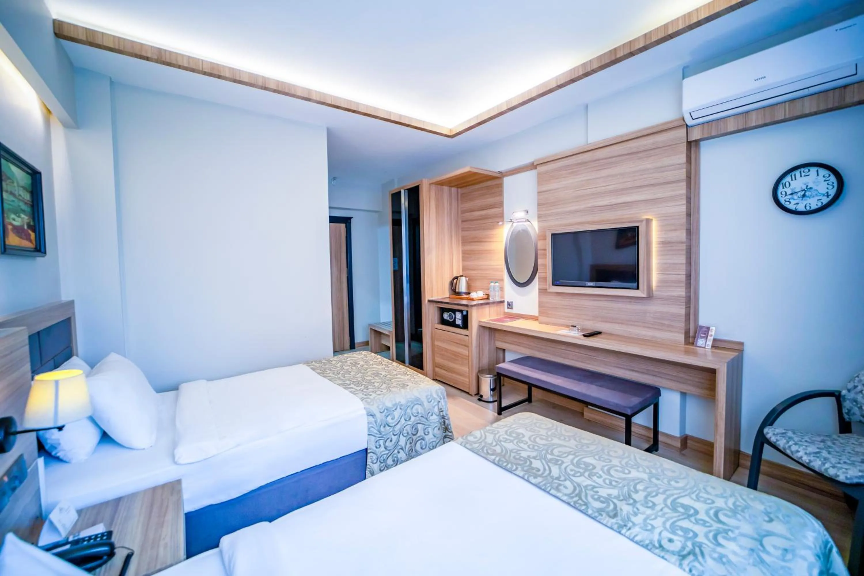 Bed in Aksular Hotel