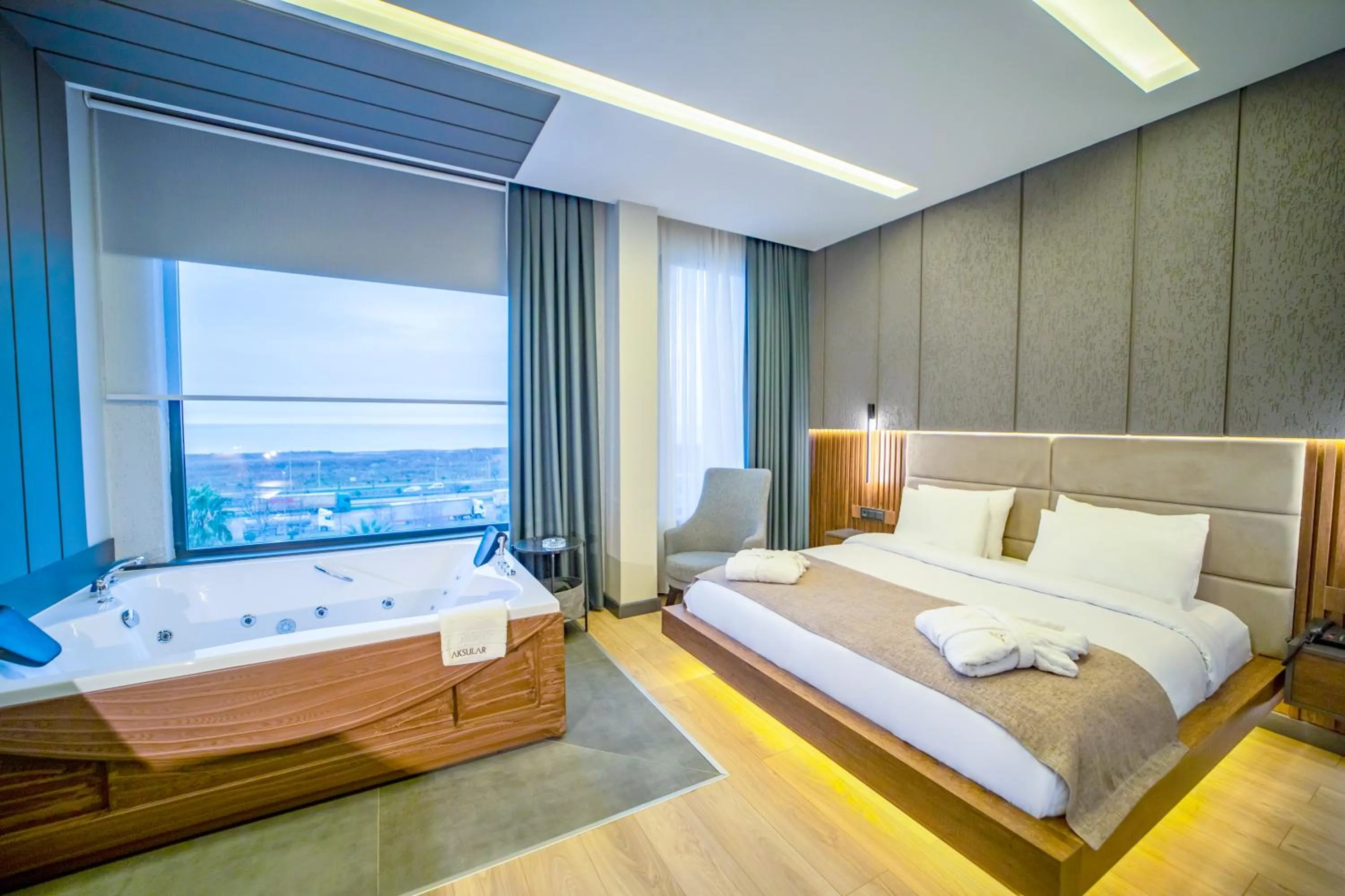 Bed in Aksular Hotel