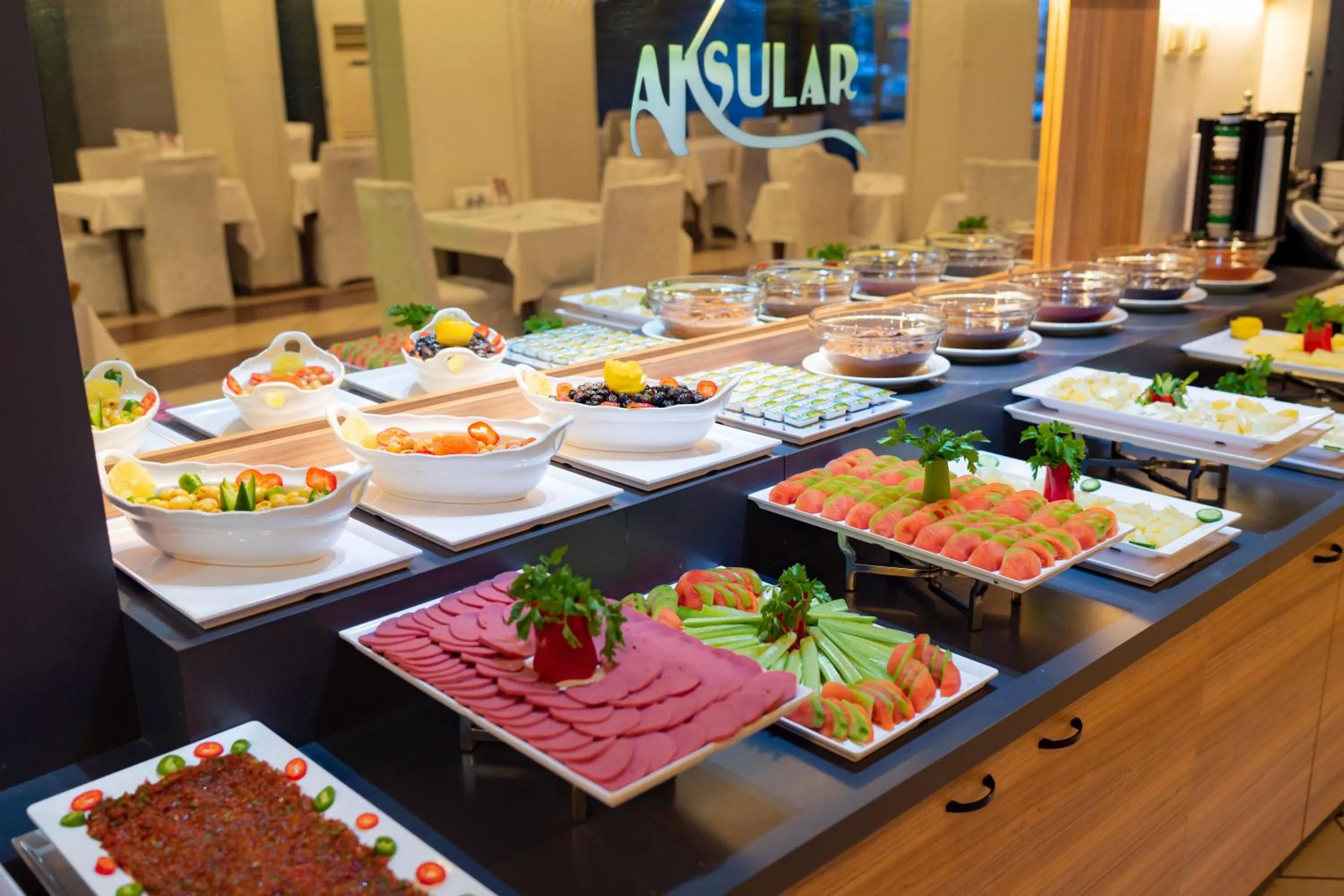 Food and drinks in Aksular Hotel